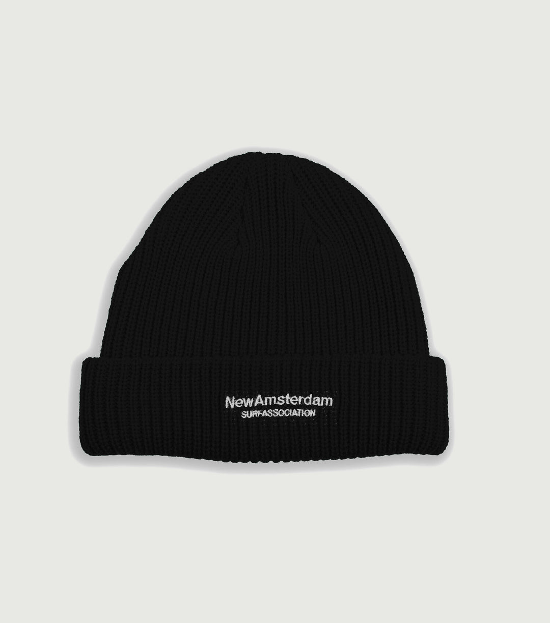 Logo Beanie Black - New Amsterdam Surf Association