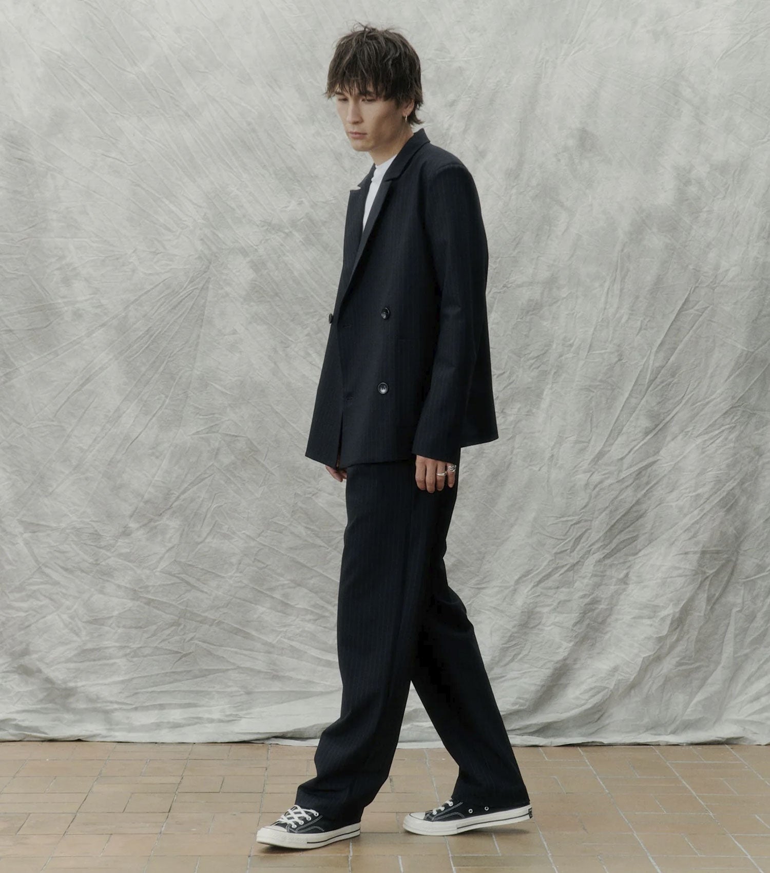 Agency 3582 Dark Navy Pin - Libertine_Libertine