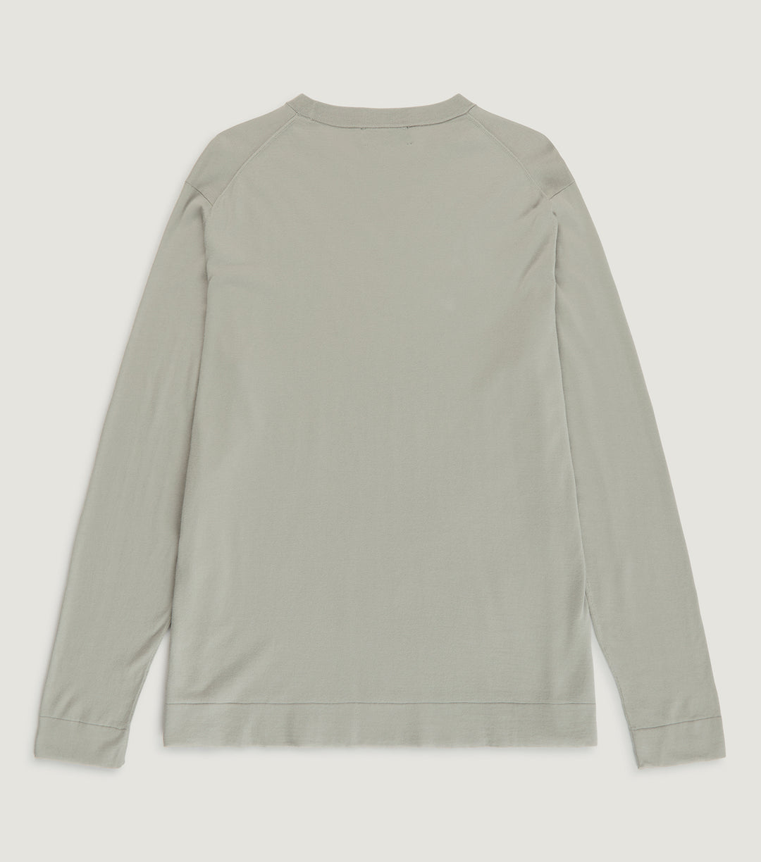Organic Cotton Long Sleeve Sweater Khaki - BLAW