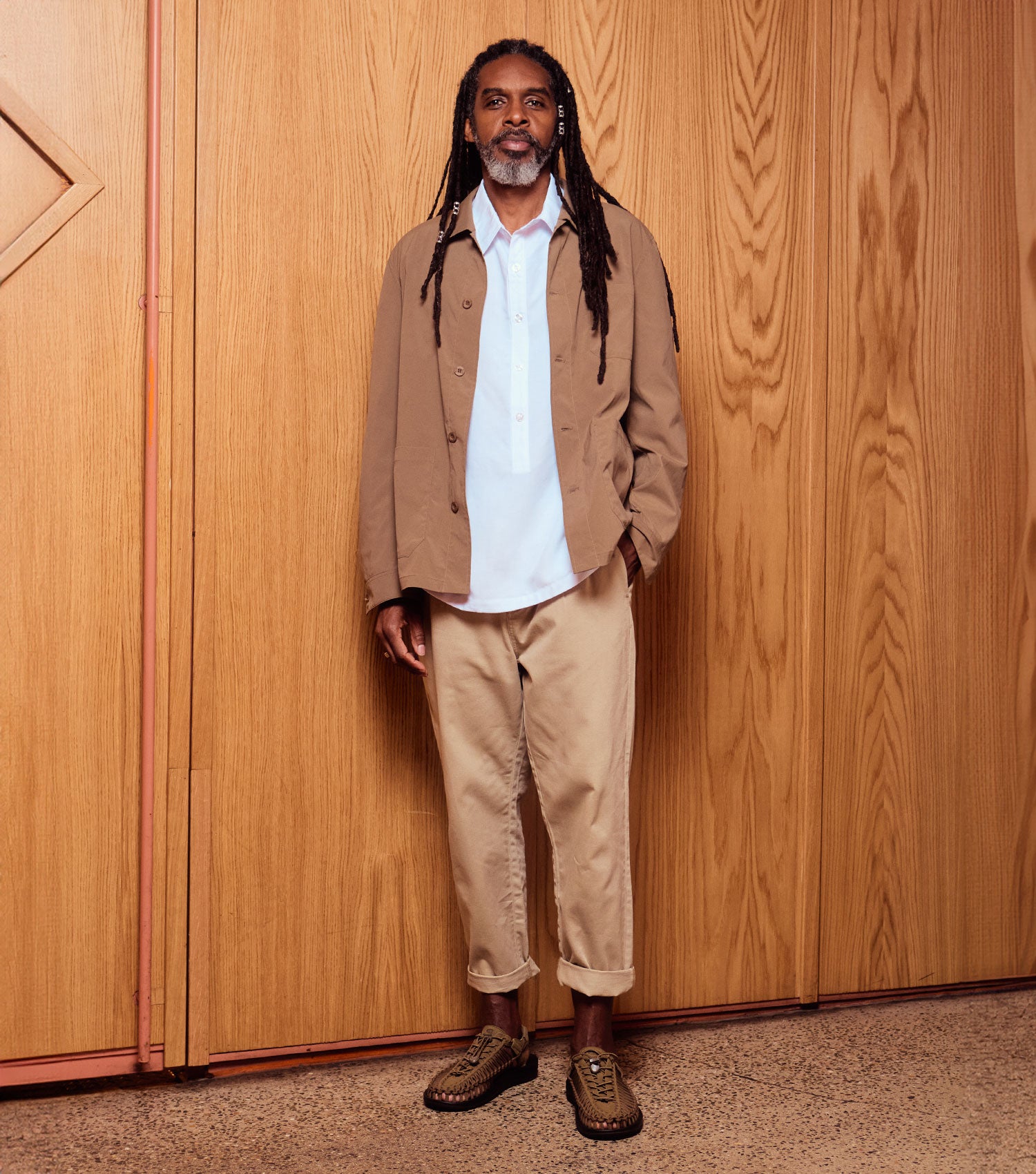 Linen Polera Shirt White - BLAW