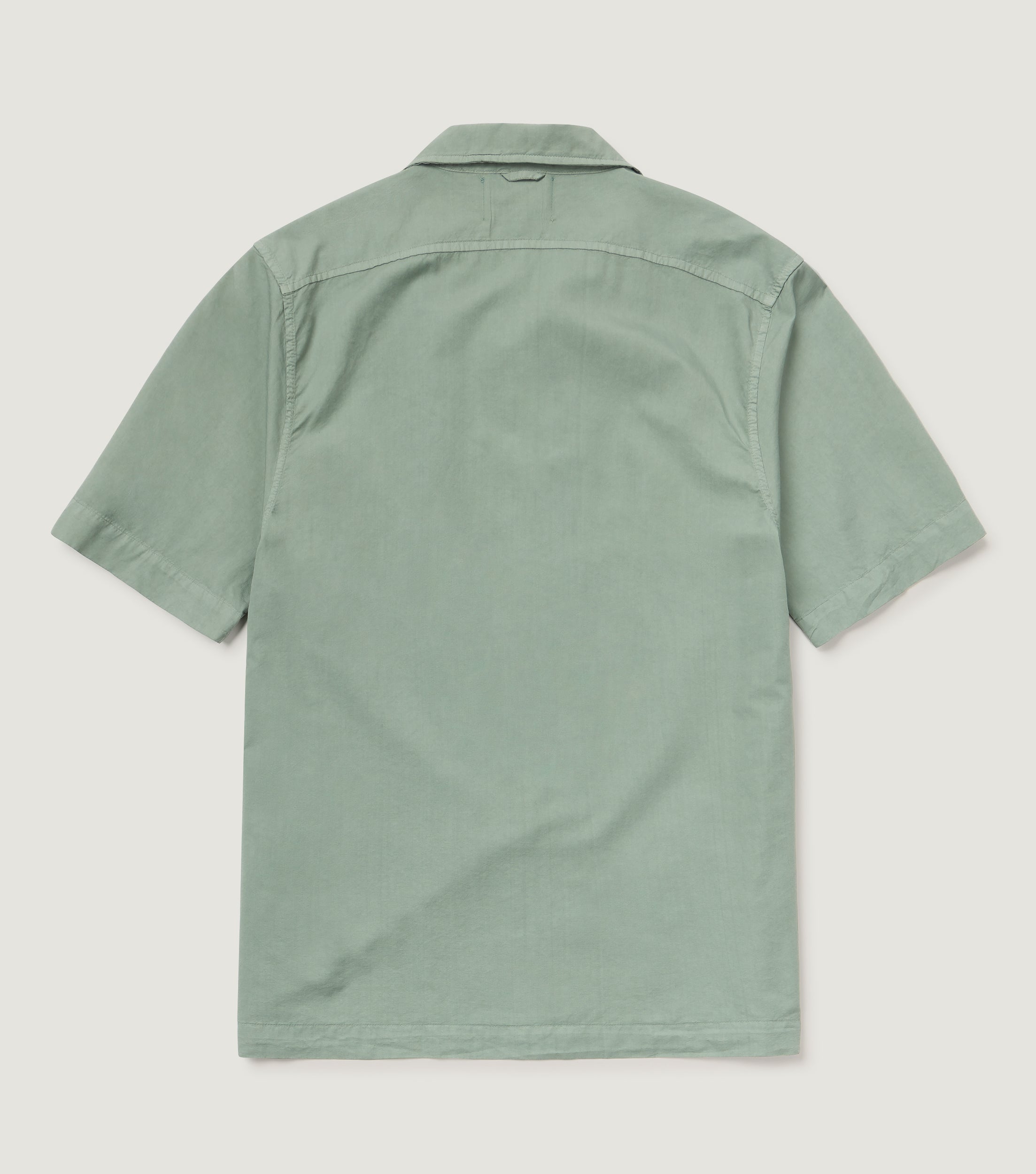 Tencel Short Sleeve Shirt Army - Blaw x Koike