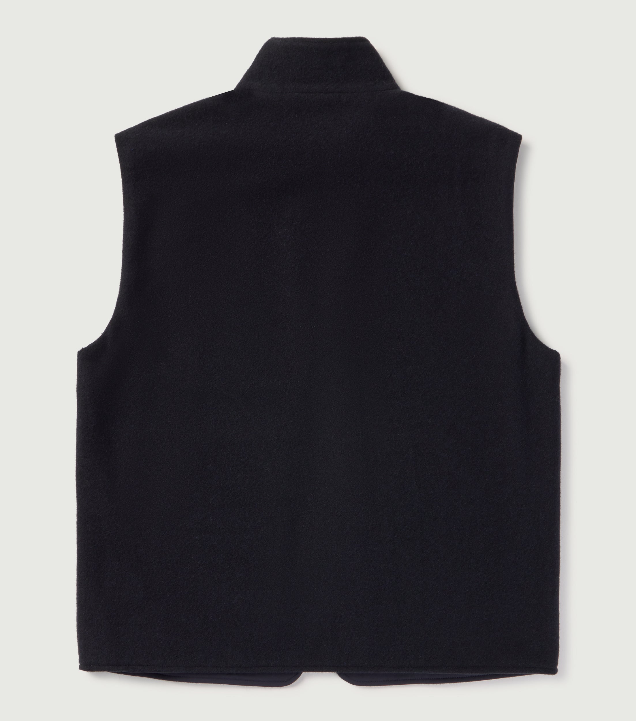 Reversible Wool Tech Vest Navy - BLAW