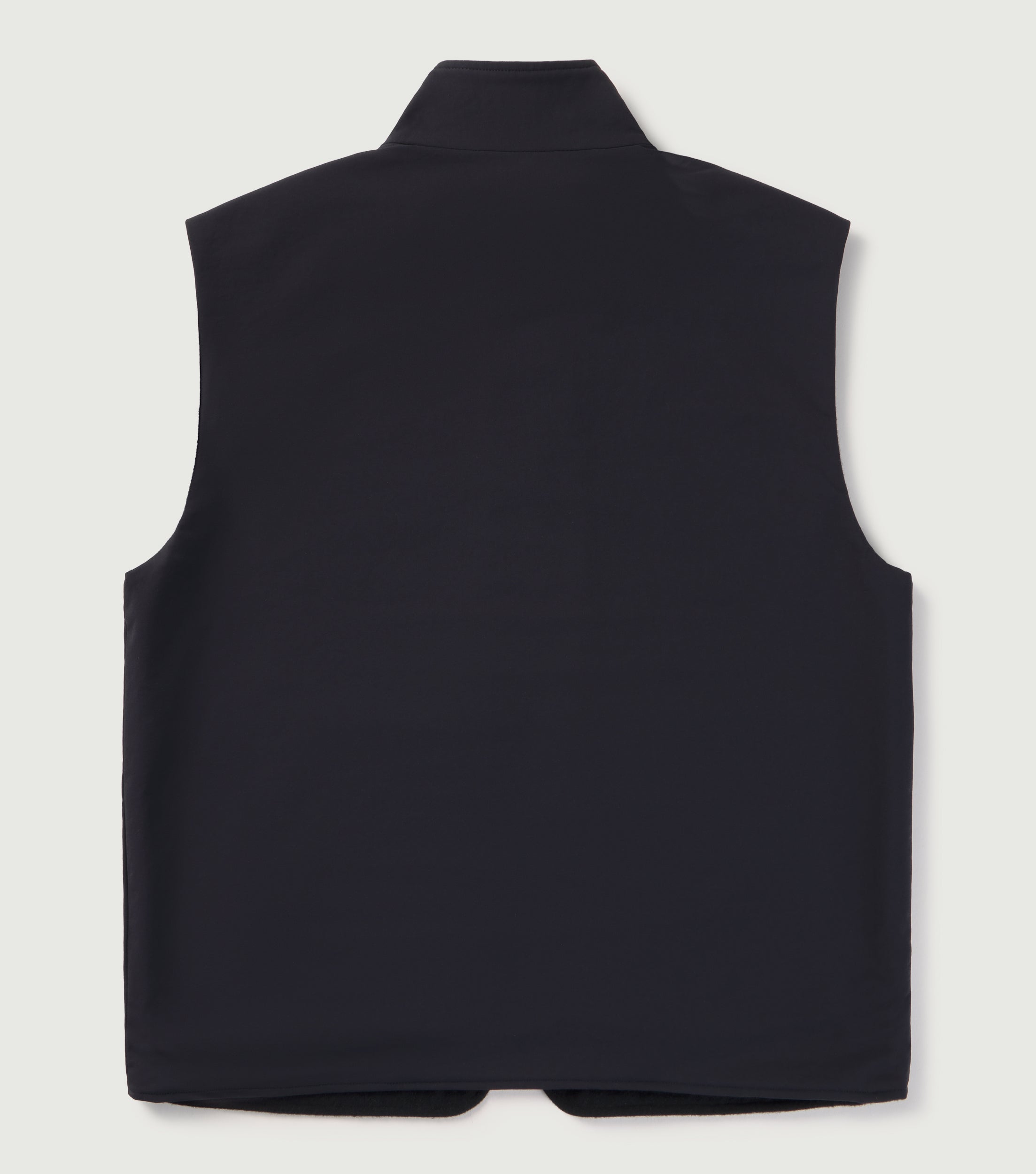 Reversible Wool Tech Vest Navy - BLAW