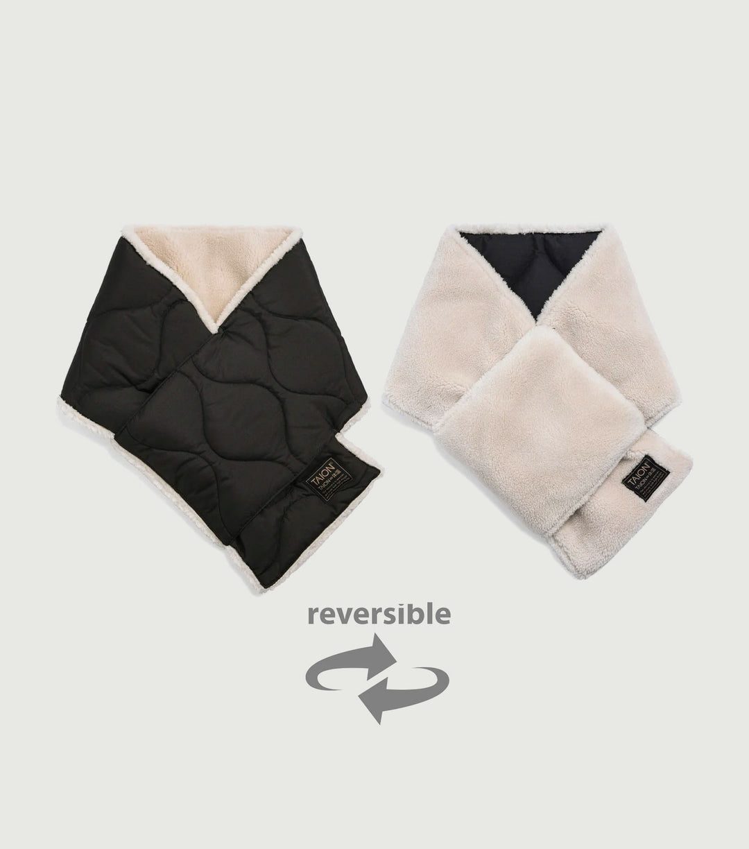 Military reversible down Scarf Navy - TAION
