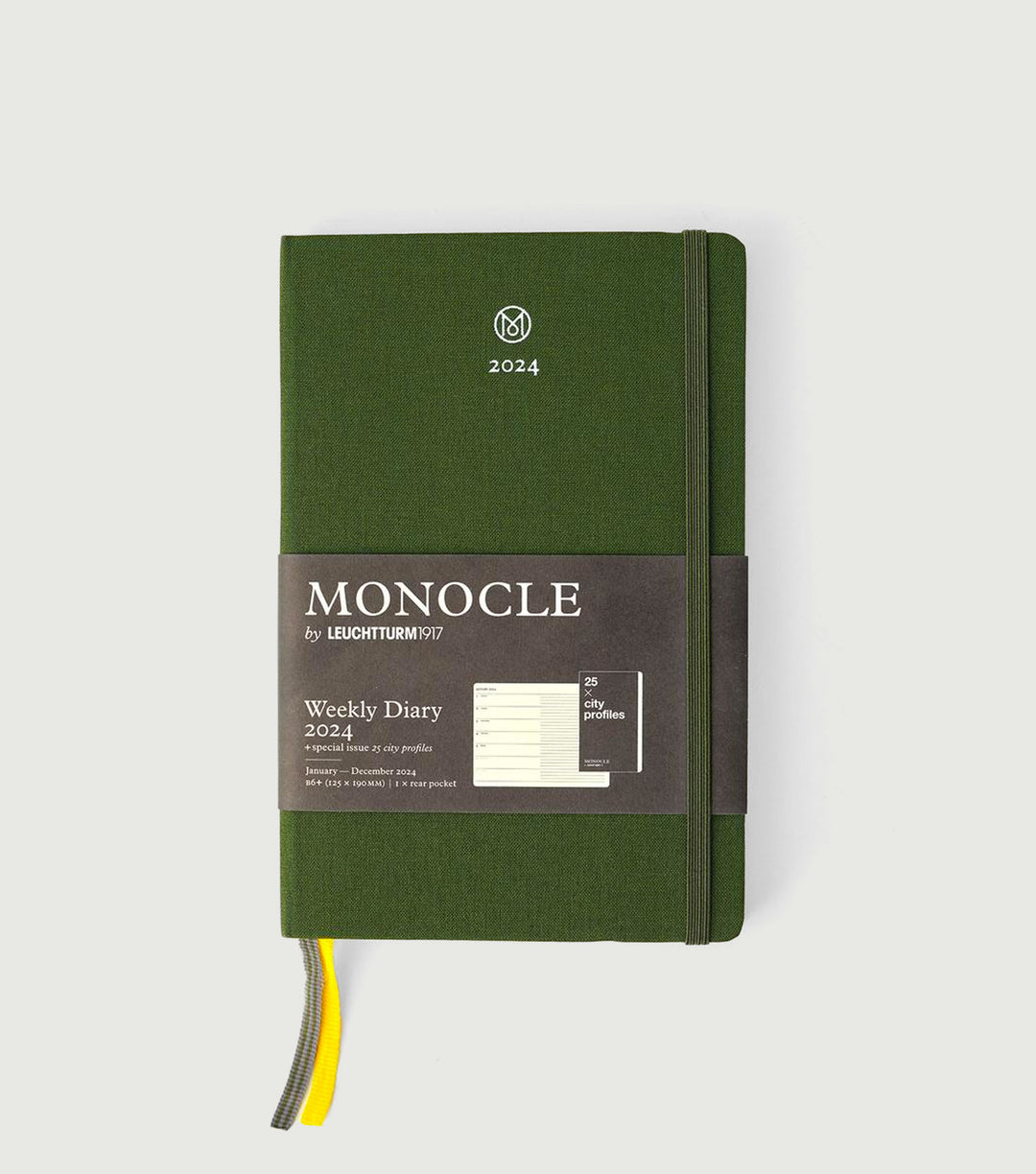 Weekly  Diary 2024 Olive - MONOCLE by Leuchtturm1917