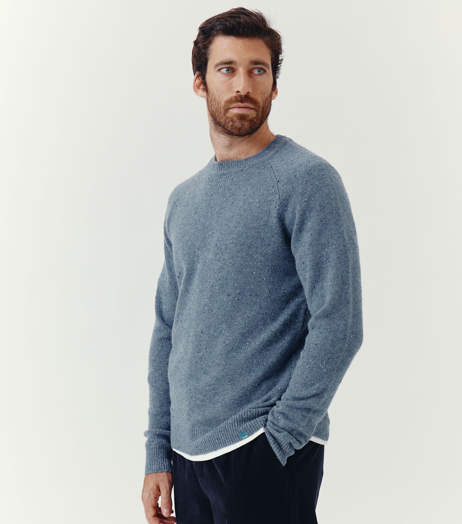 Berry Wool Crew Neck Sweater Multi - BLAW