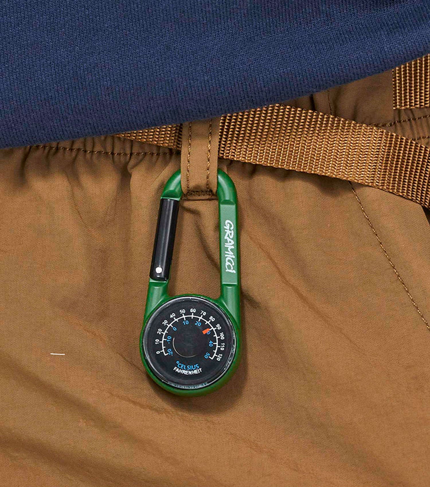 Carabiner Compass Green - Gramicci