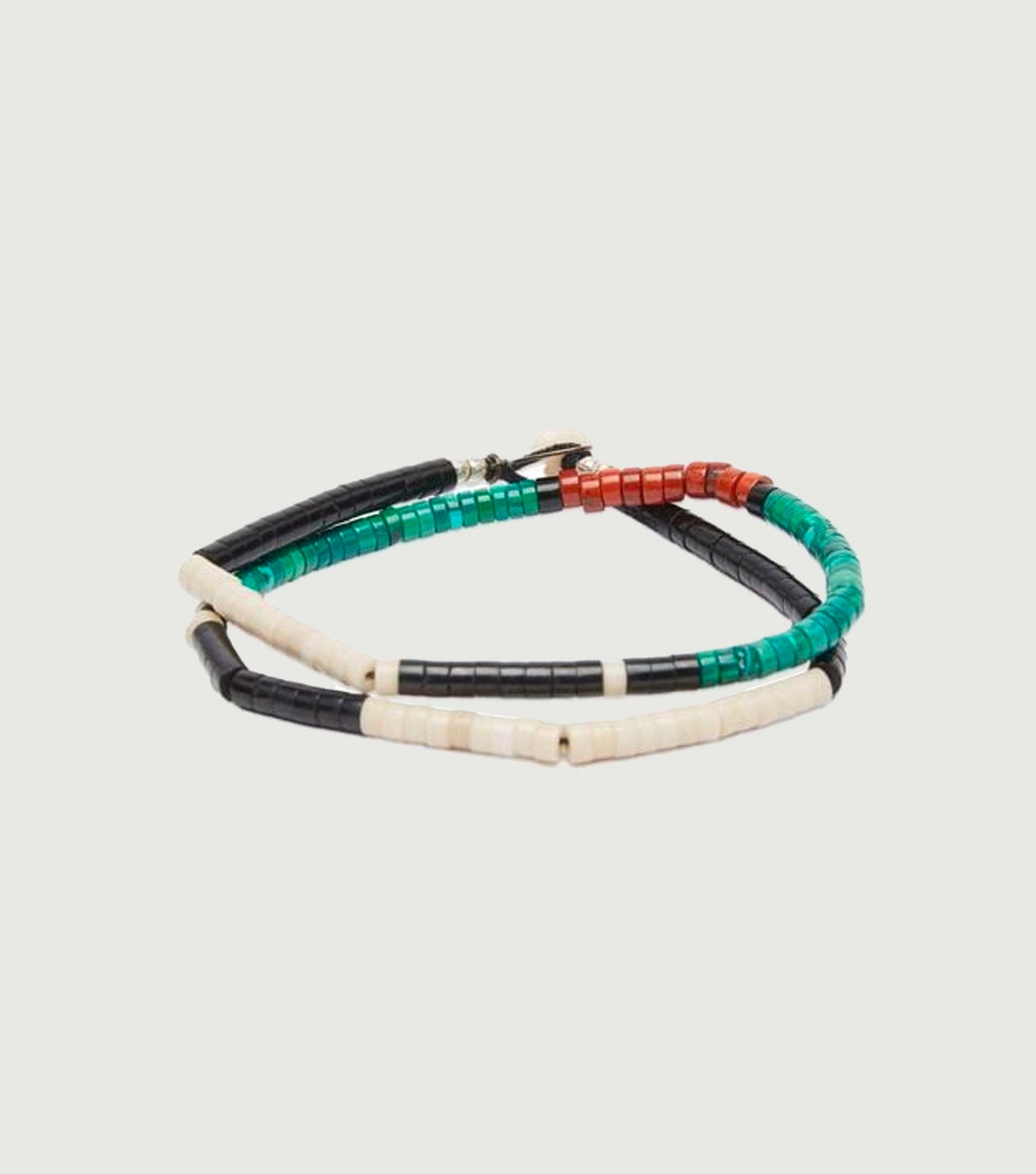 Heishi Beads Double Wrap - Mikia