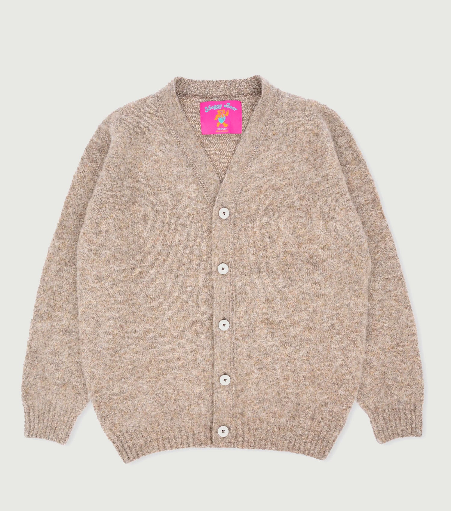 Shaggy Bear Cardigan Mixed Shrooms – Blaw Store