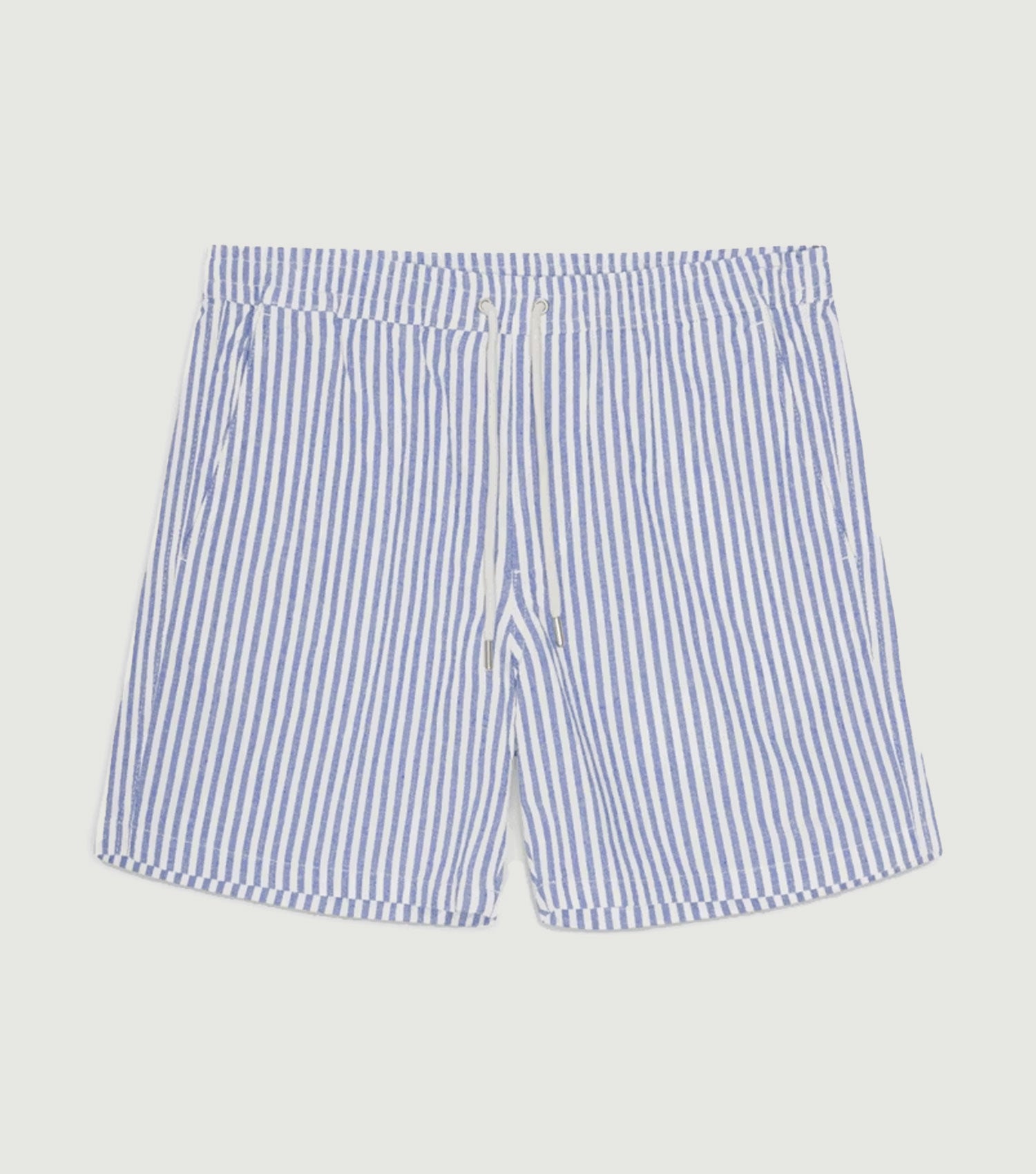 Gregor Drawstring Shorts Blue Stripe - NN.07