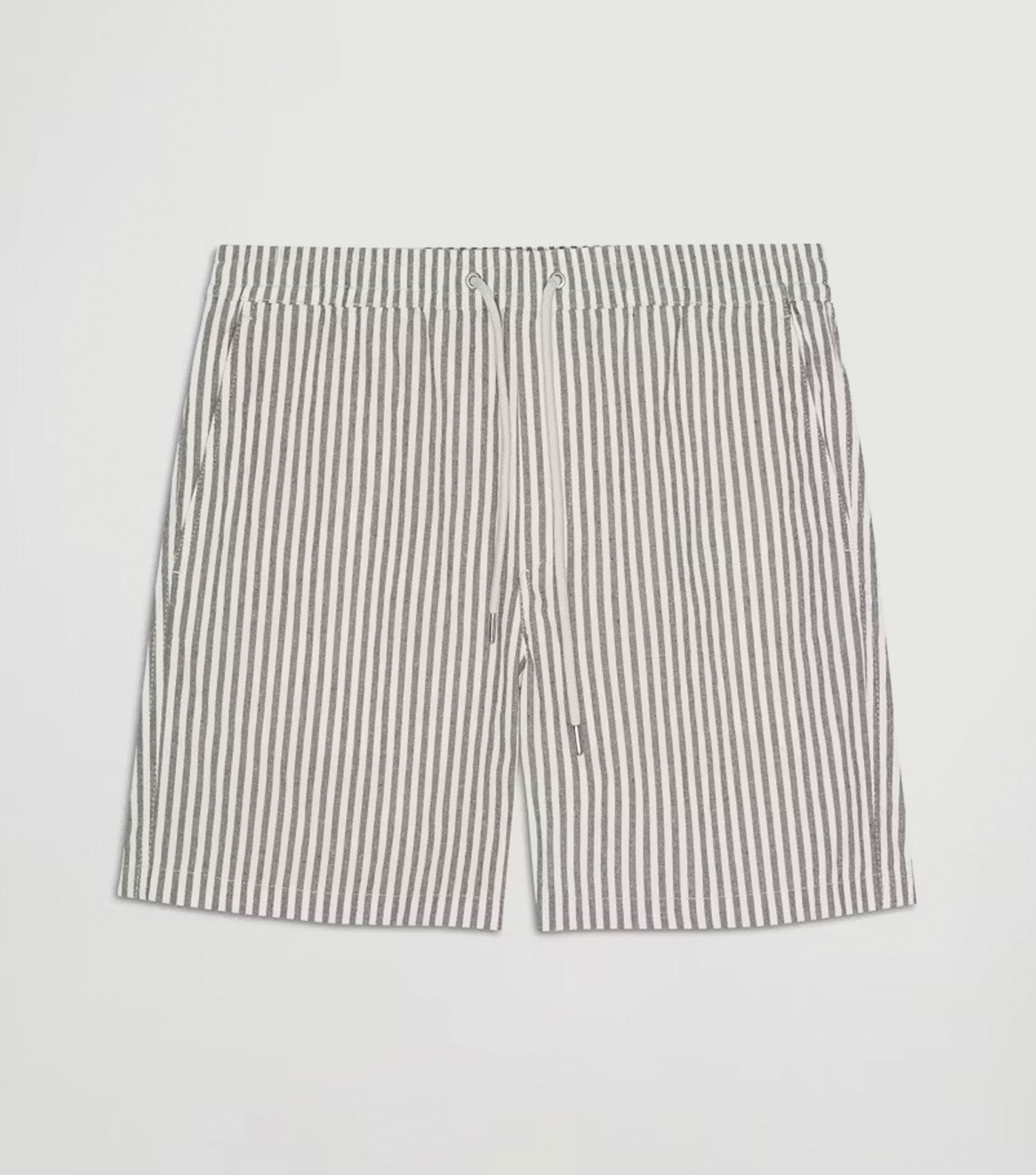 Gregor Drawstring Shorts Green Stripe - NN.07