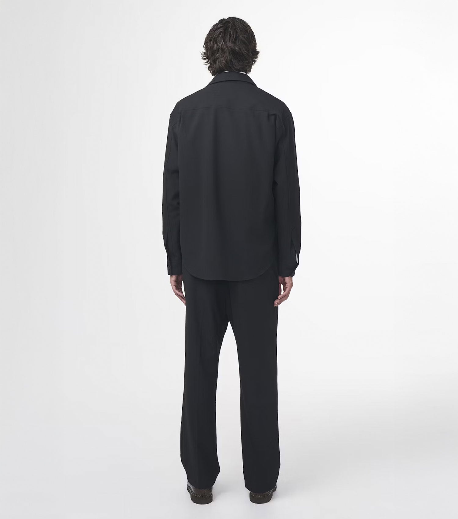 Adwin Lightweight Overshirt Black - NN.07