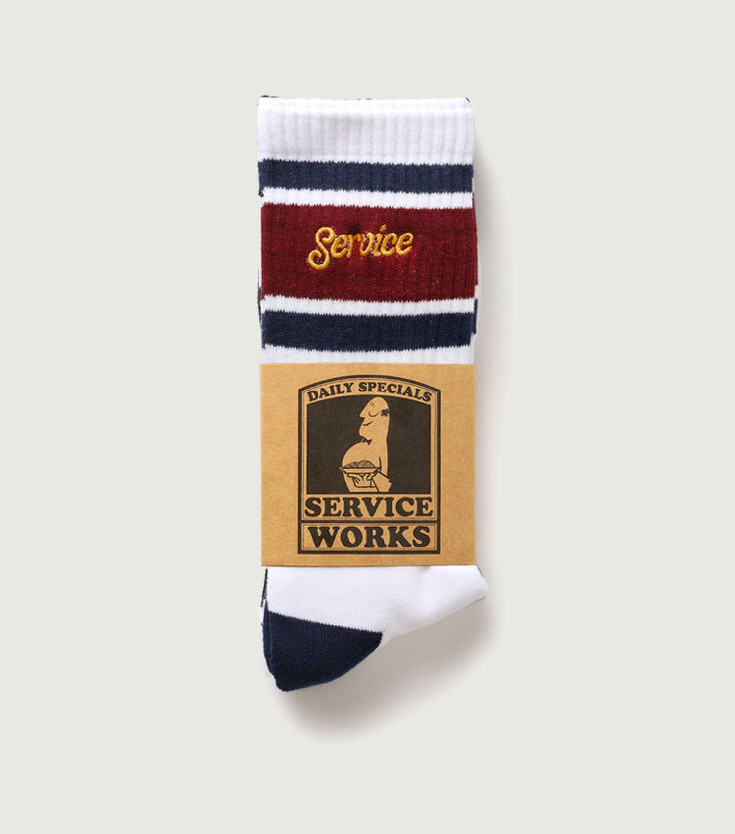 Logo Rinner Socks White - ServiceWorks