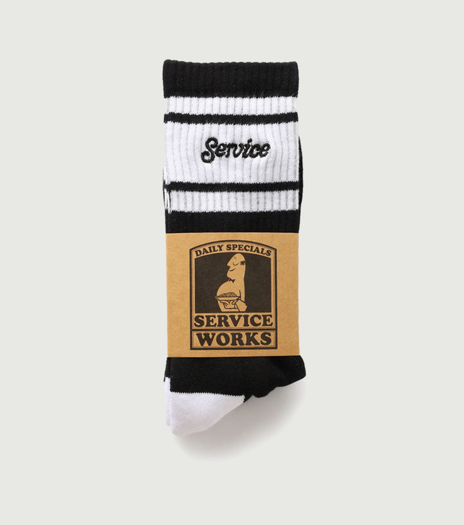 Logo Rinner Socks Black - ServiceWorks