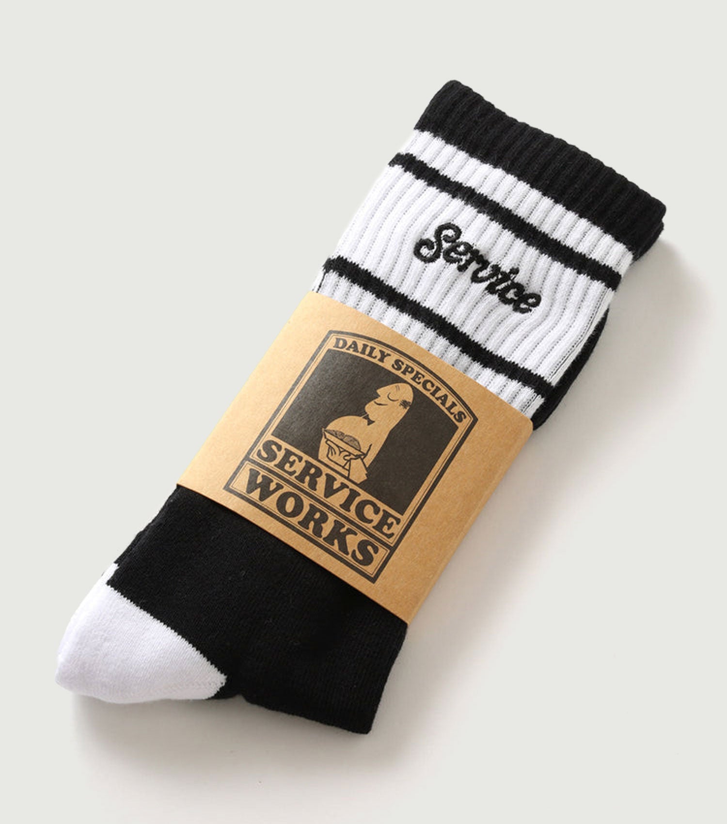 Logo Rinner Socks Black - ServiceWorks