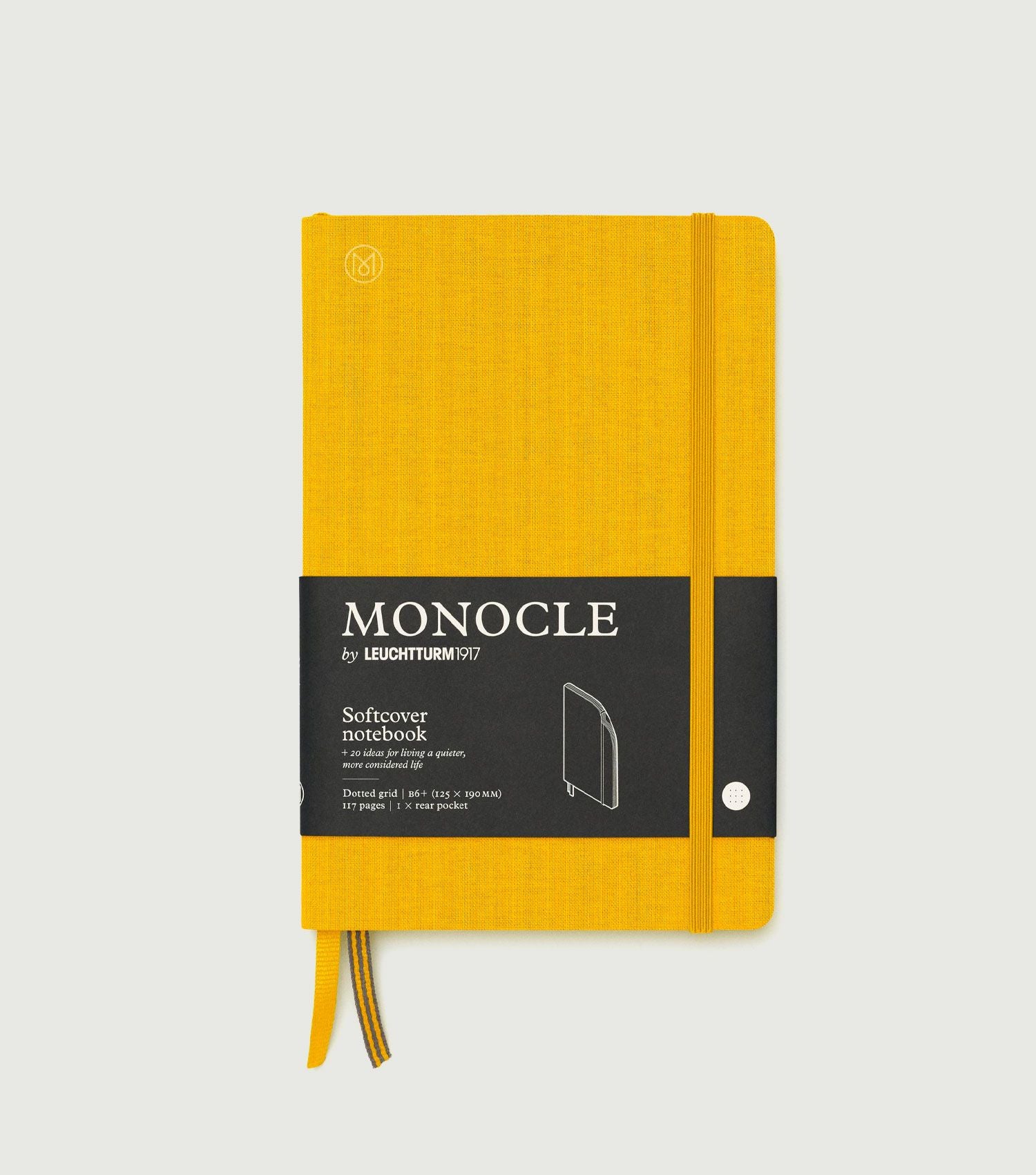 Notebook B6+ Monocle, Hard Cover Yellow - MONOCLE by Leuchtturm1917