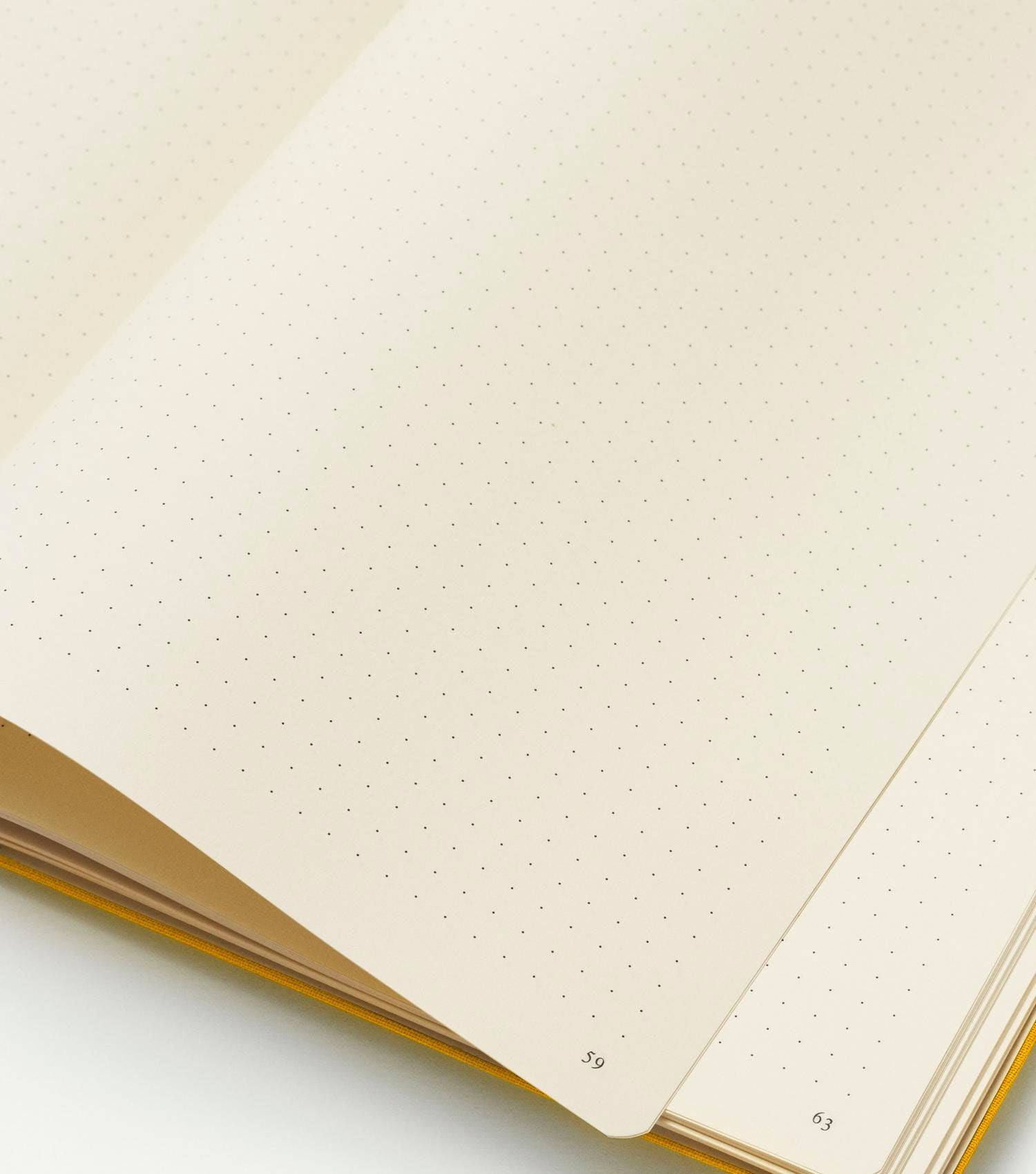 Notebook B6+ Monocle, Hard Cover Yellow - MONOCLE by Leuchtturm1917