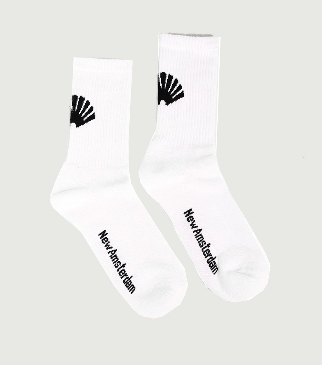 Logo Socks White - New Amsterdam Surf Association