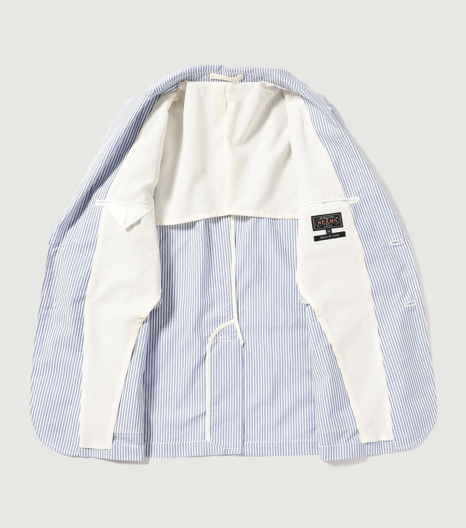 3B Jacket Seersucker Blue - Beams Plus