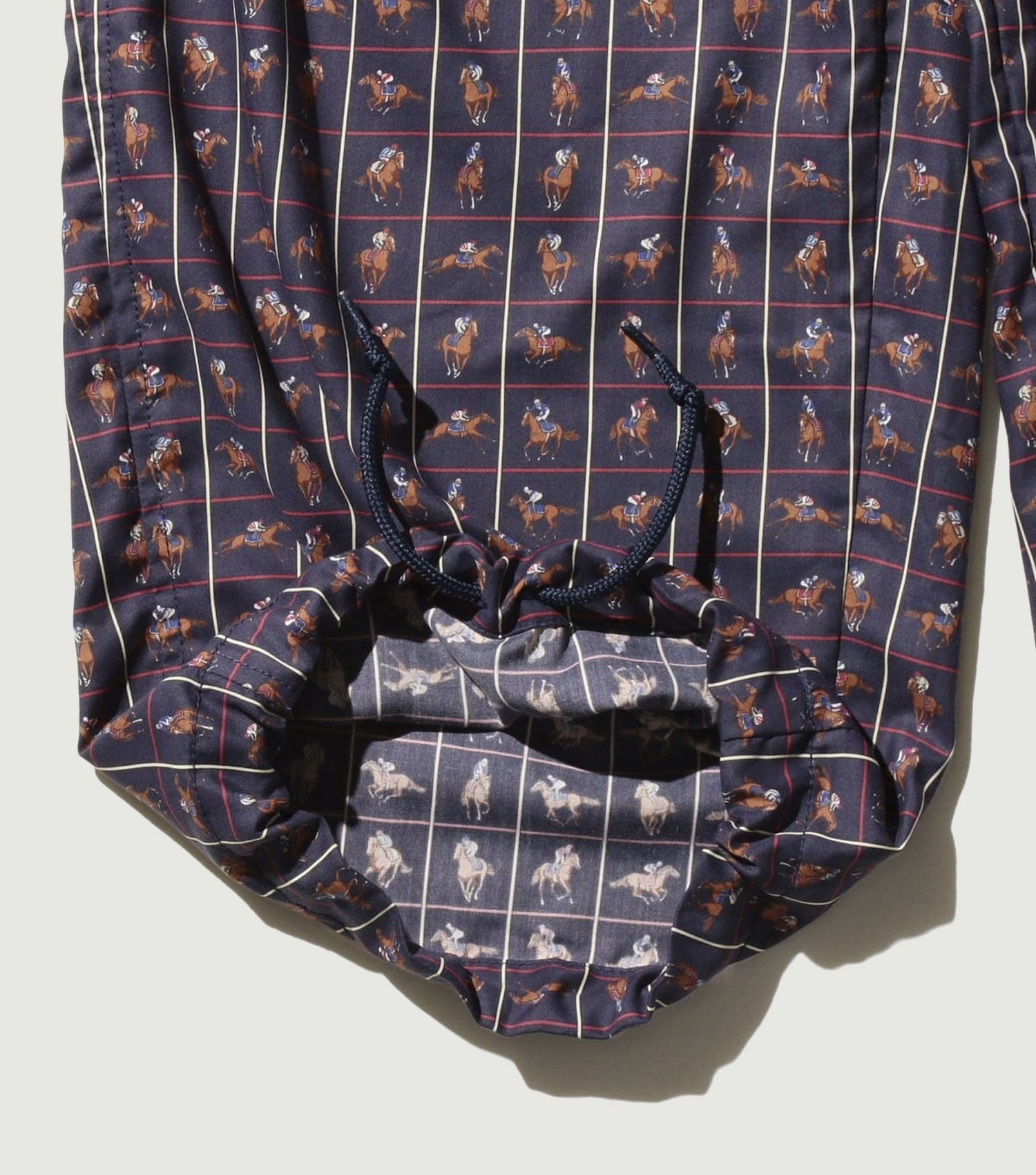 MIL Easy Derby Tattersall Navy - Beams Plus