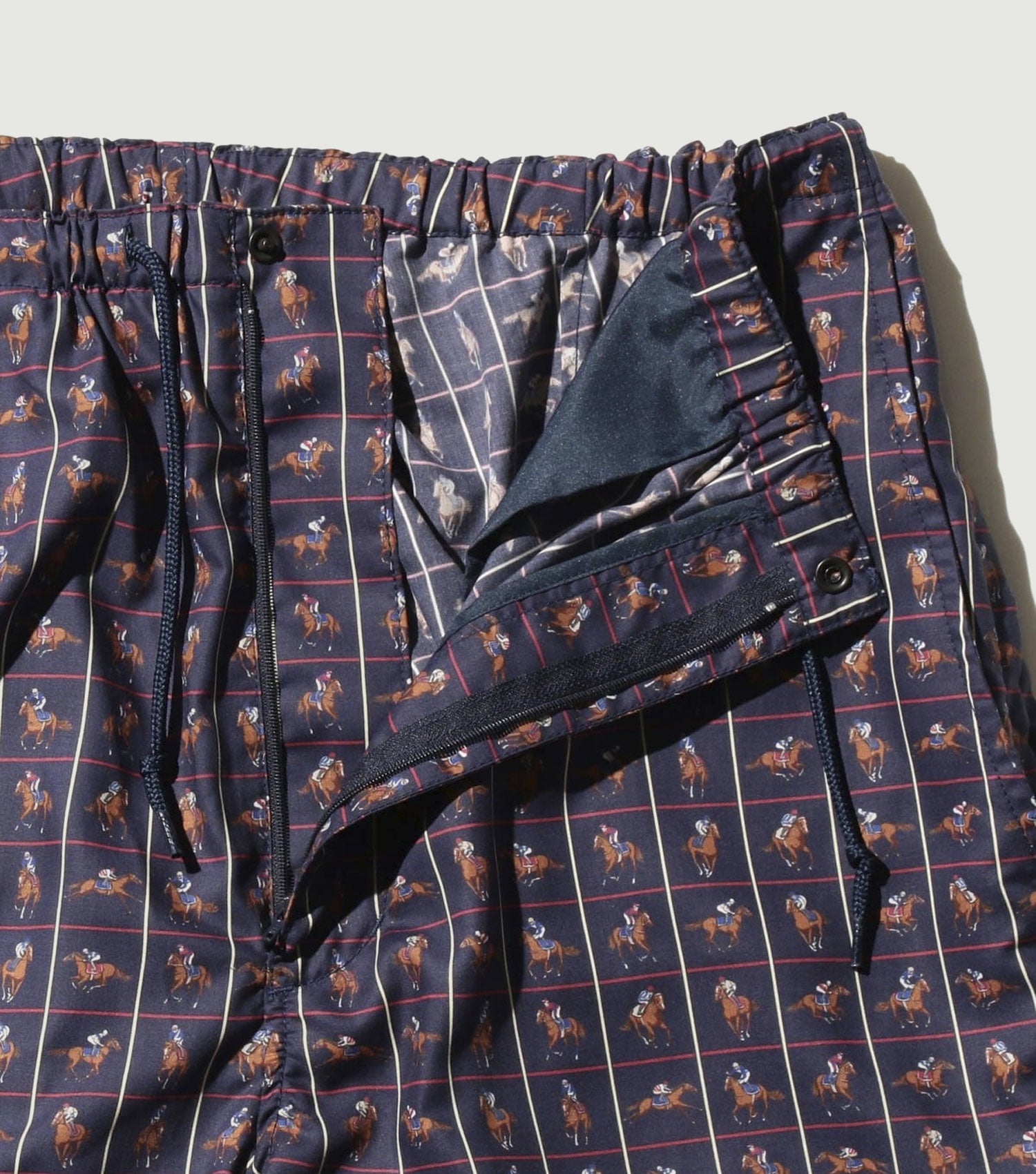 MIL Easy Derby Tattersall Navy - Beams Plus