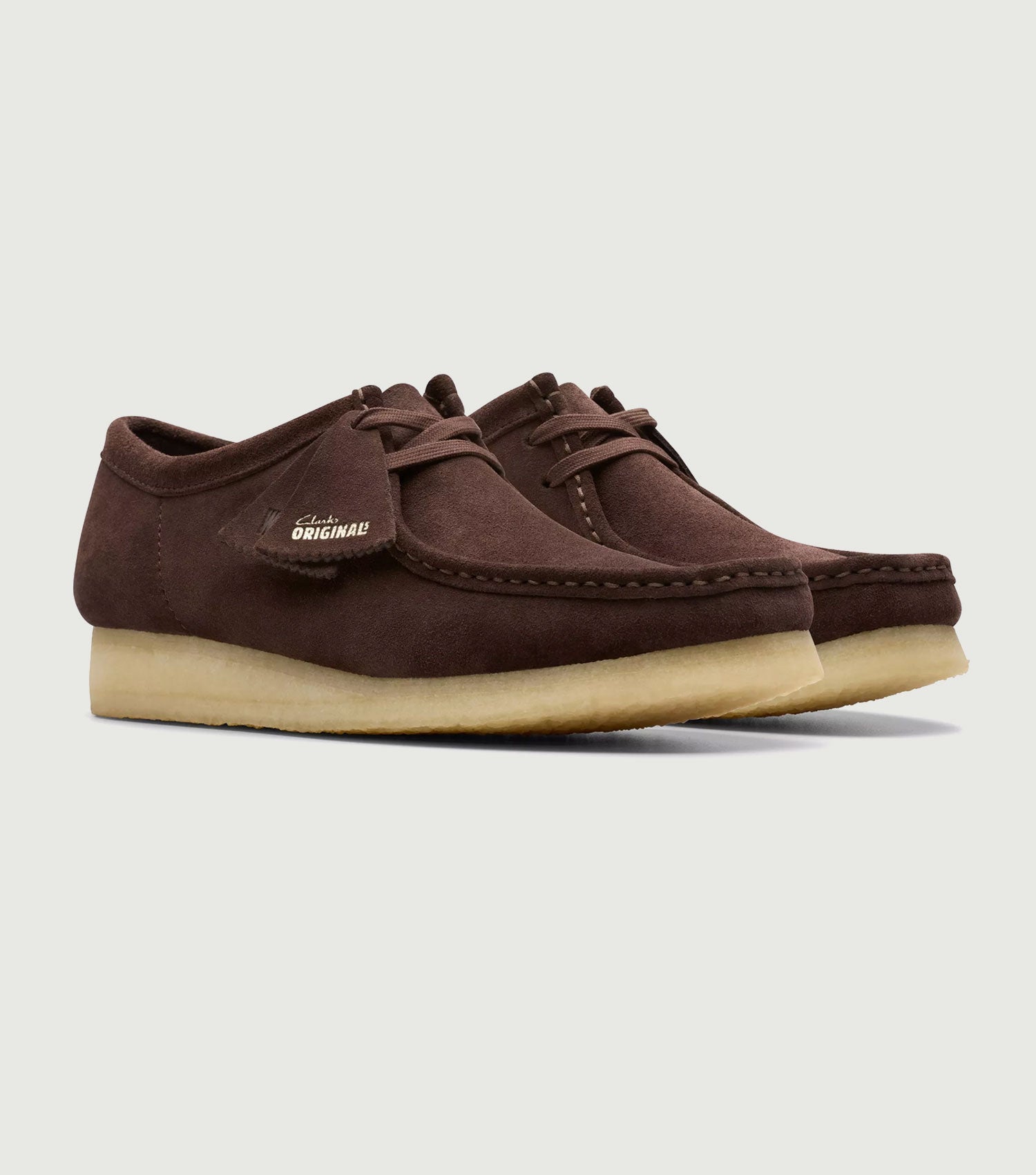 Wallabee Suede Dark Brown - Clarks