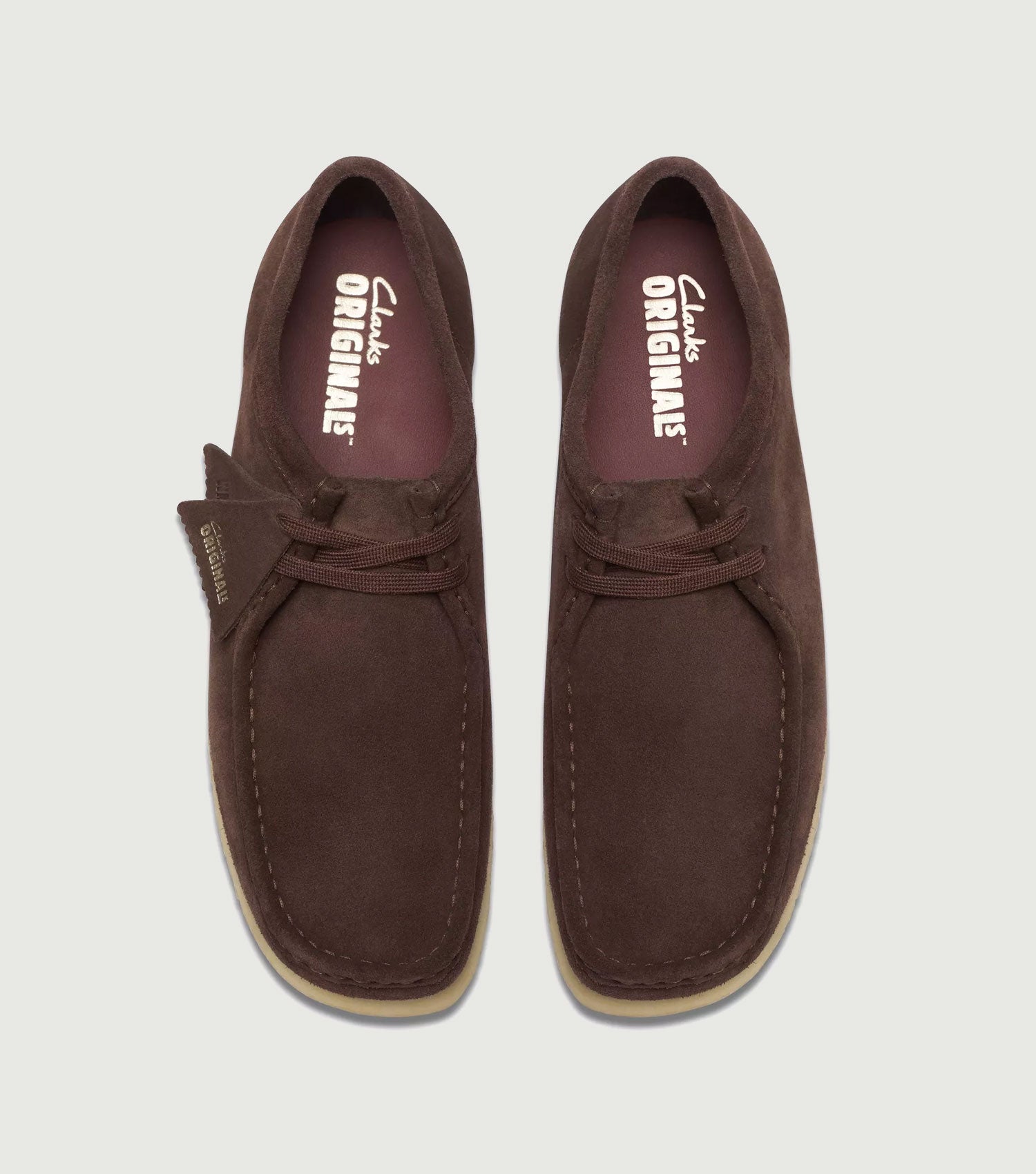 Wallabee Suede Dark Brown - Clarks