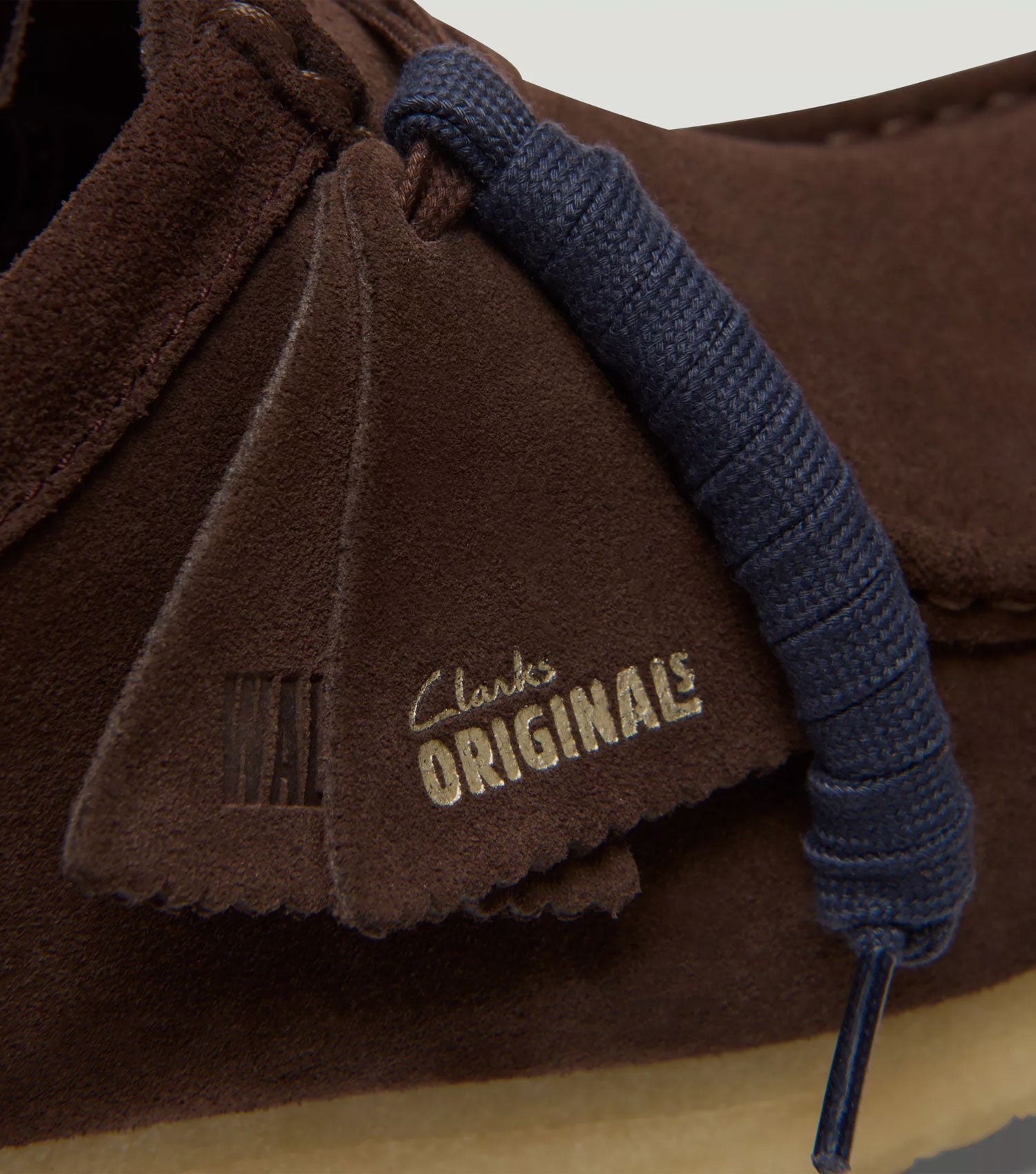 Wallabee Suede Dark Brown - Clarks