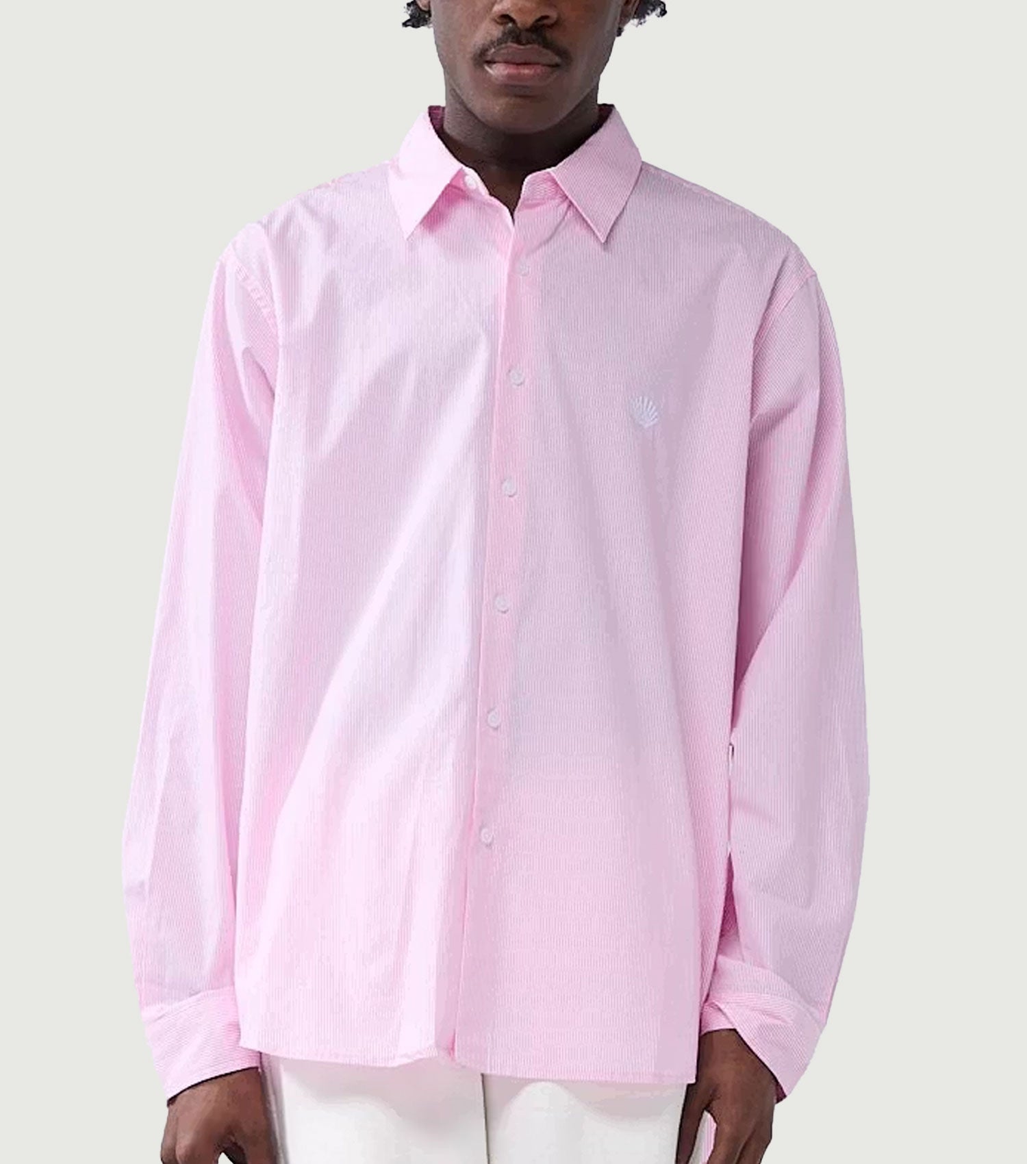 Beach Shirt Pink / White - New Amsterdam Surf Association