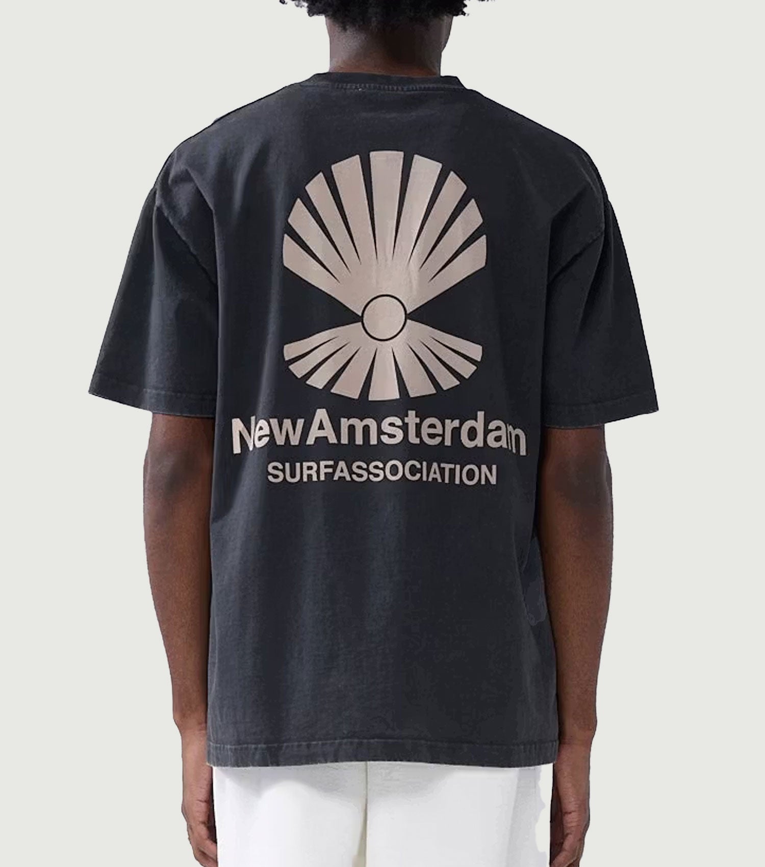 Oyster Tee Black - New Amsterdam Surf Association