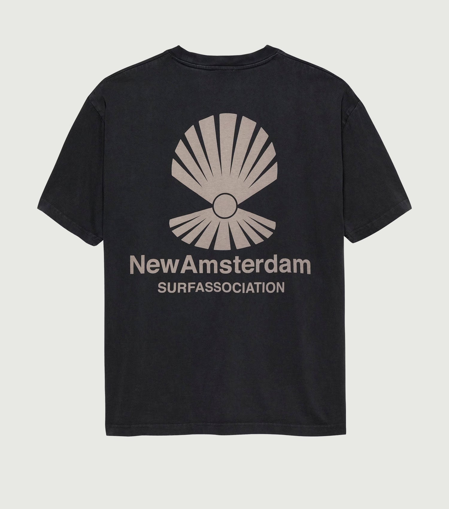 Oyster Tee Black - New Amsterdam Surf Association