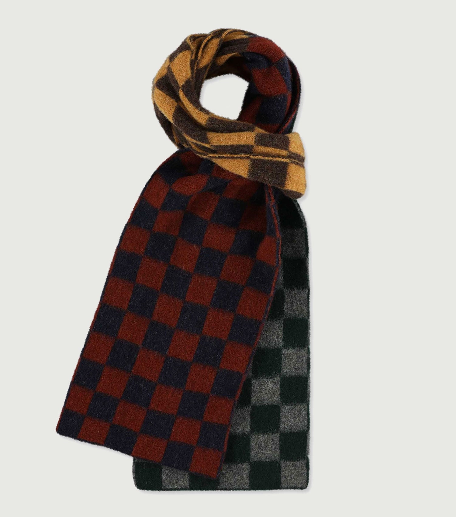 Cosmic Checkerboard Scarf Navy - Howlin'