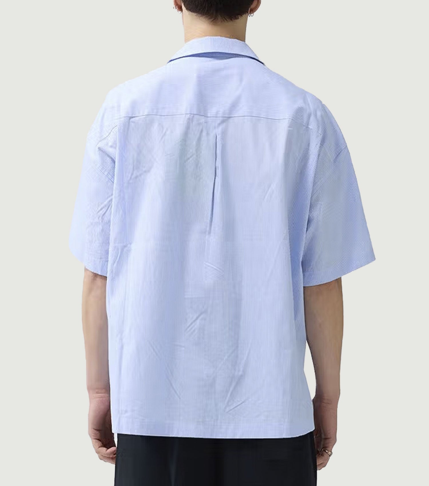 Wijk Shirt White / Blue Stripes - New Amsterdam Surf Association