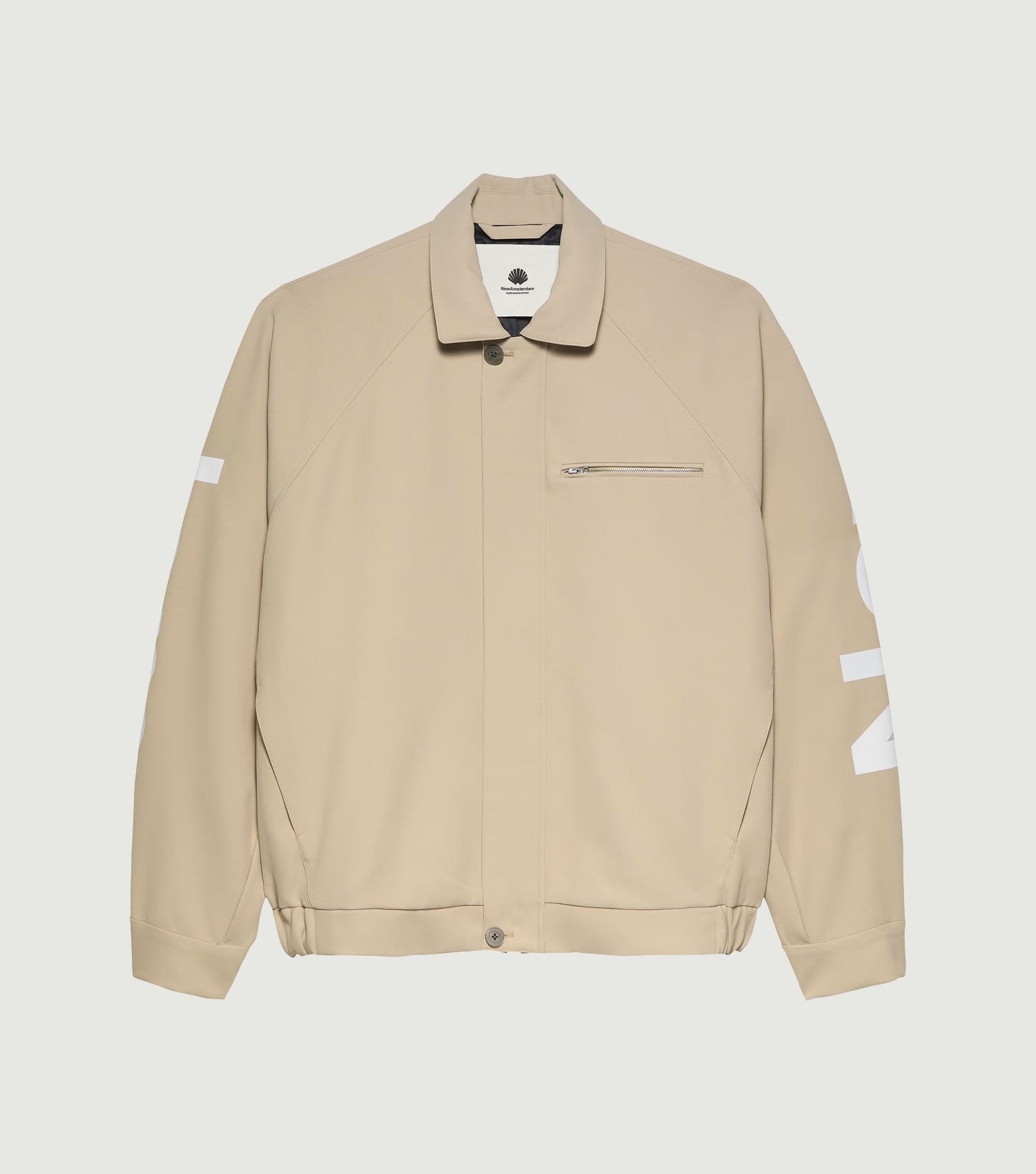 Name Jacket Beige - New Amsterdam Surf Association