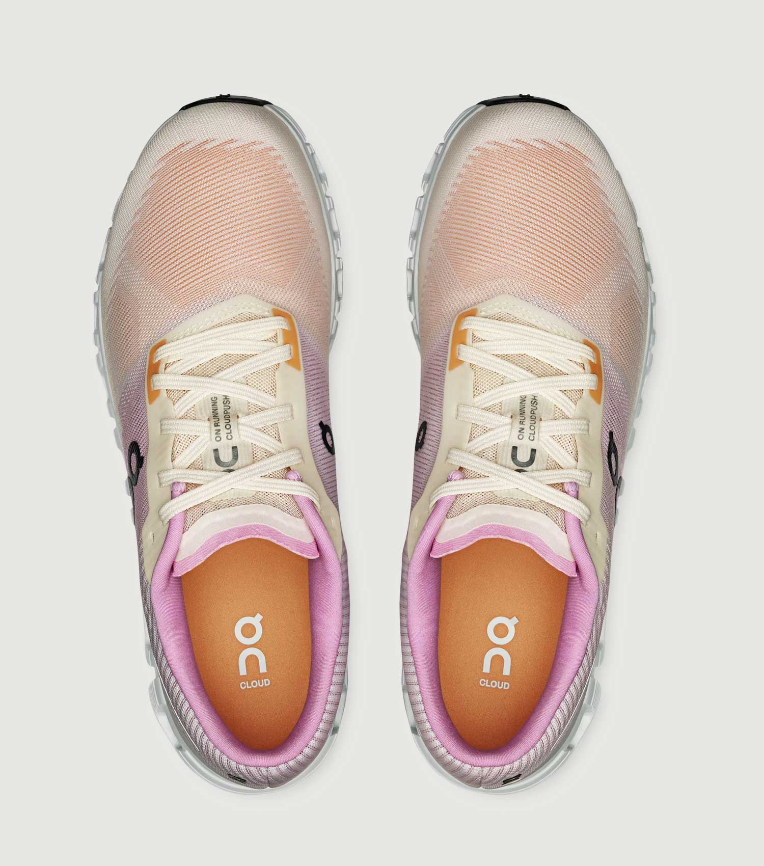 Cloud 6 Push Men Tangerine / Raspberry - On Running