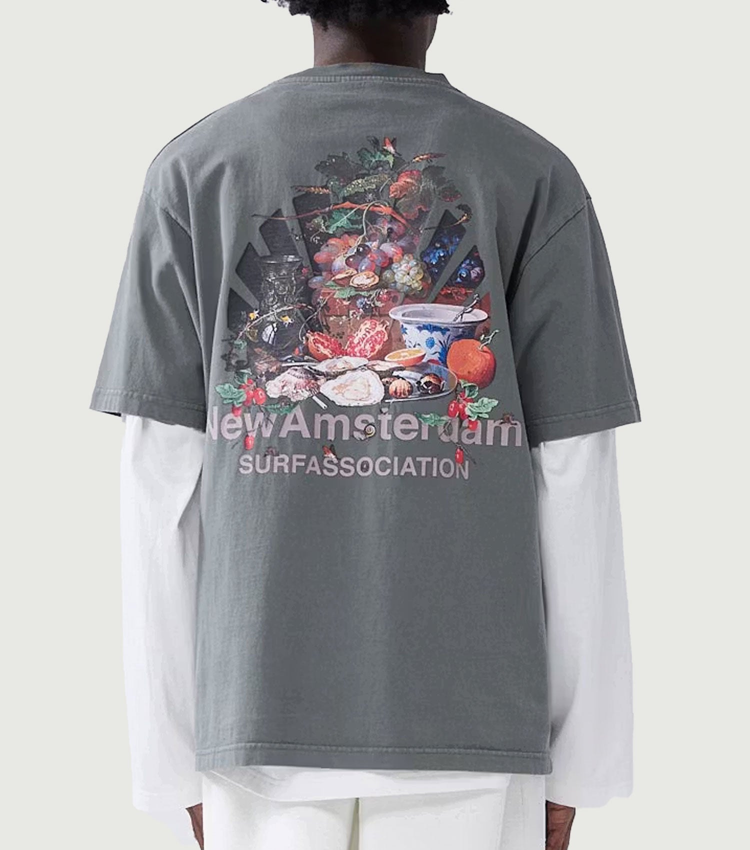 Buffet Tee Shark Green - New Amsterdam Surf Association