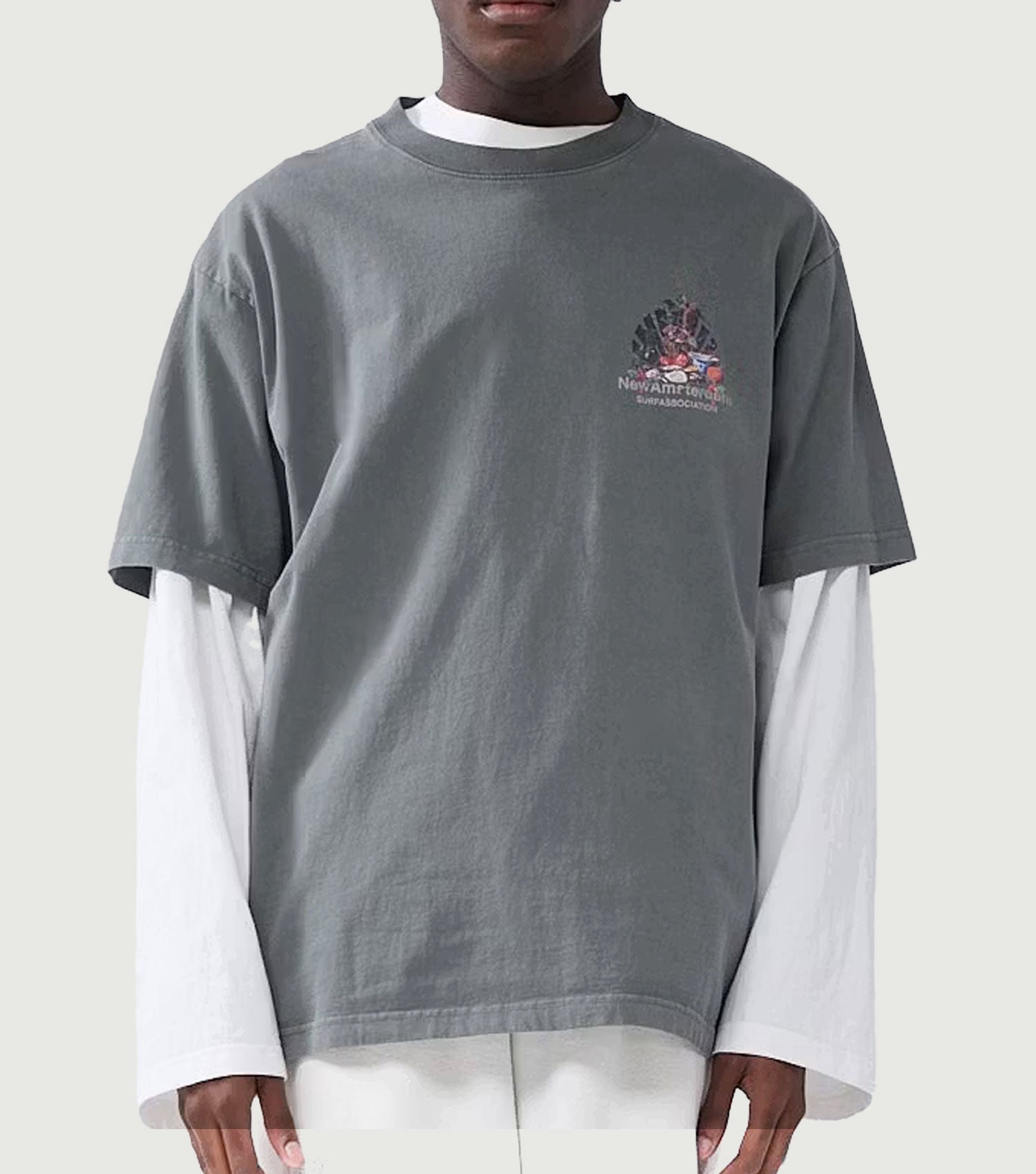 Buffet Tee Shark Green - New Amsterdam Surf Association
