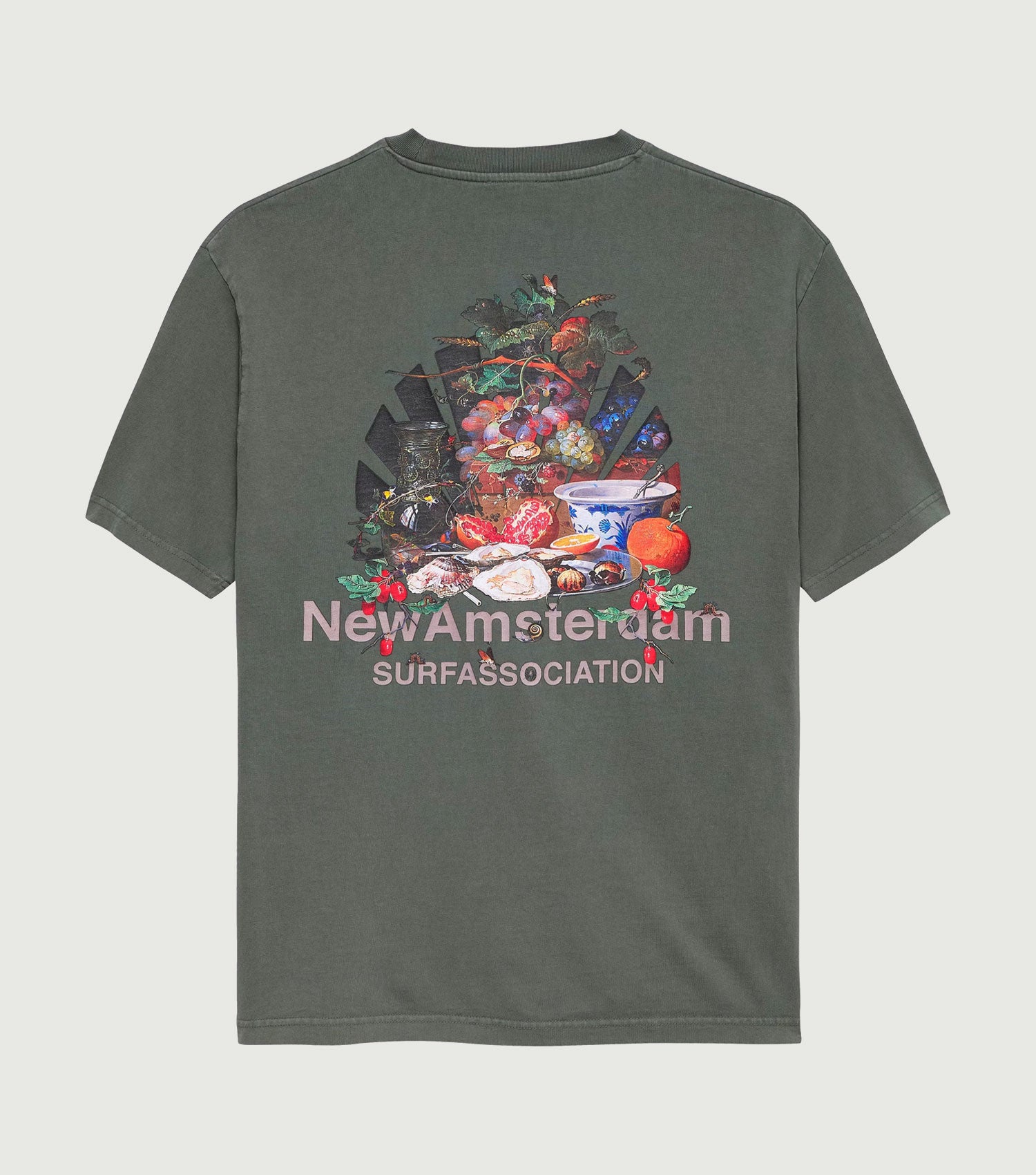 Buffet Tee Shark Green - New Amsterdam Surf Association