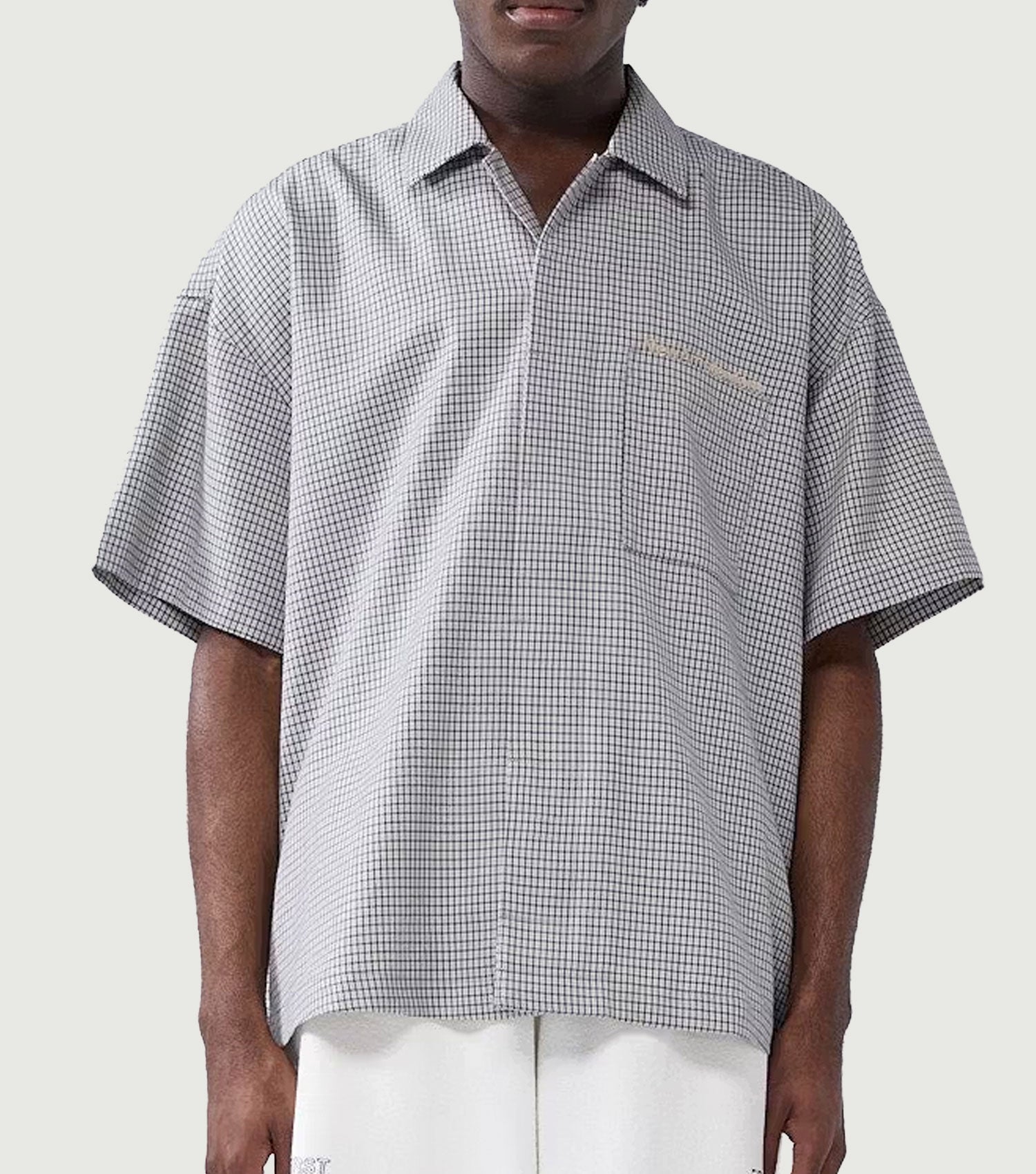 Wool Wijk Shirt Baby Check - New Amsterdam Surf Association