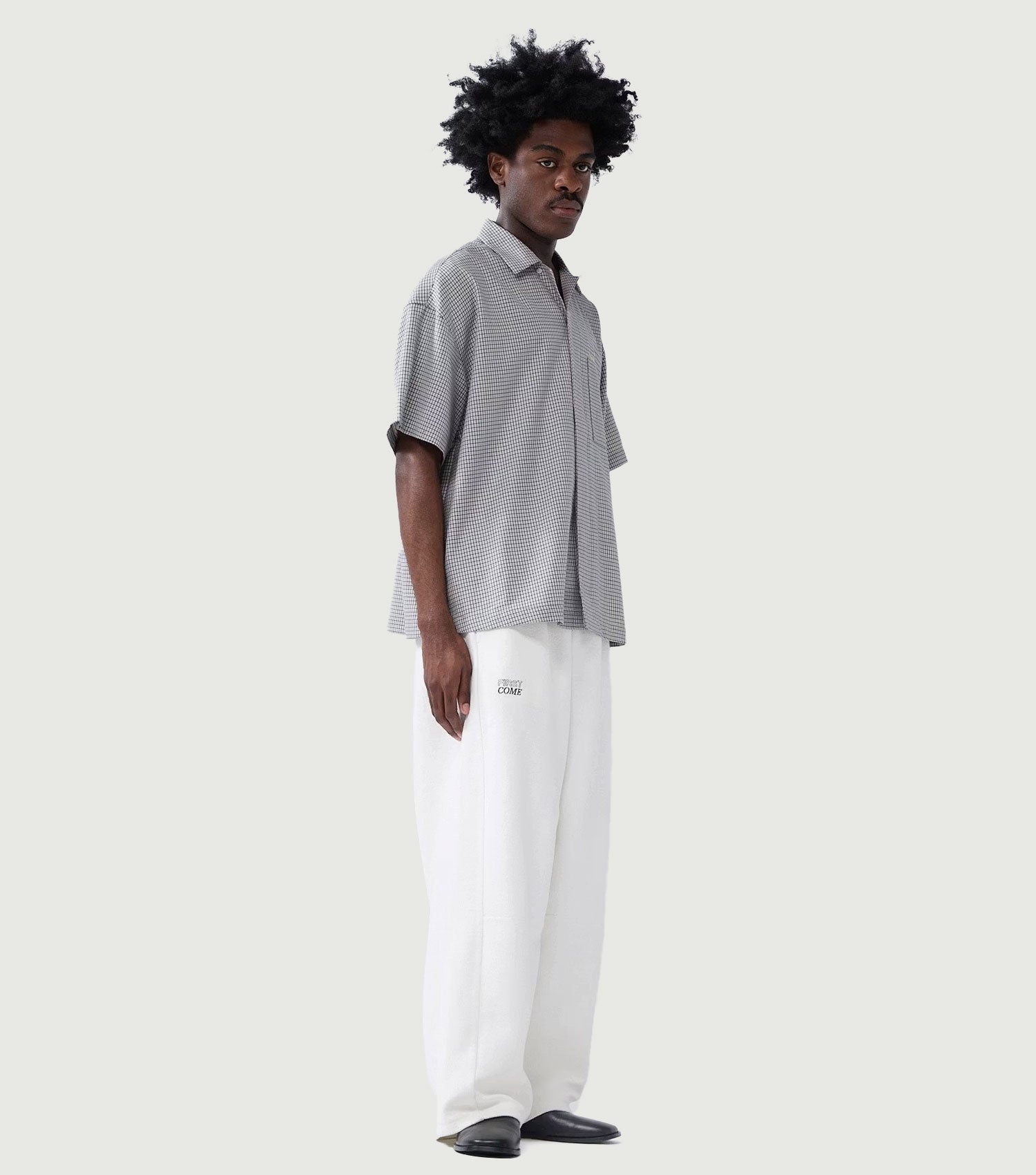 Wool Wijk Shirt Baby Check - New Amsterdam Surf Association