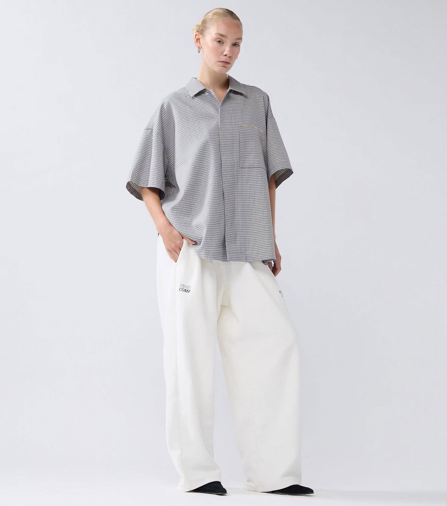 Wool Wijk Shirt Baby Check - New Amsterdam Surf Association