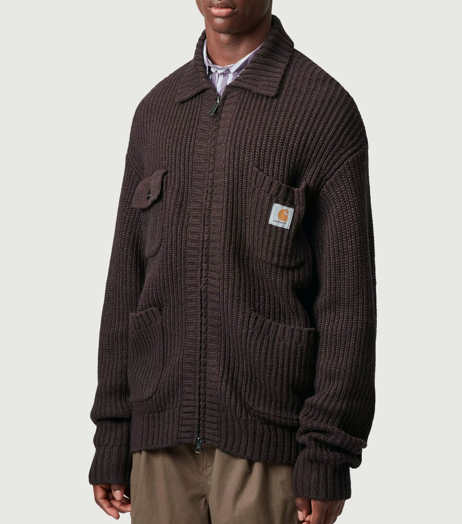 Chore Knit Jacket Palisander - Carhartt WIP