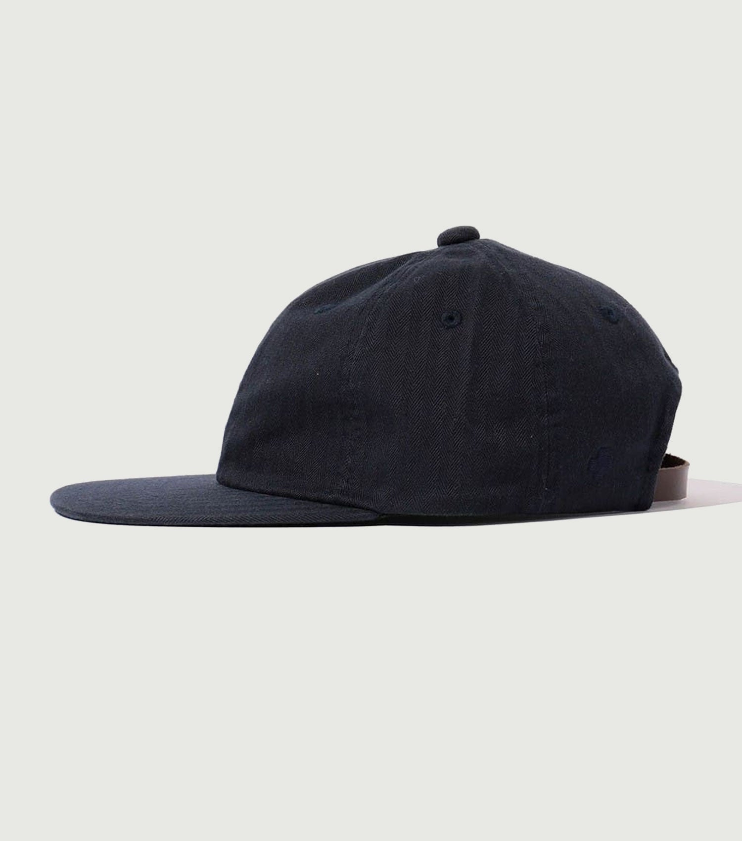 6 Panel Herringbone Navy - Beams Plus