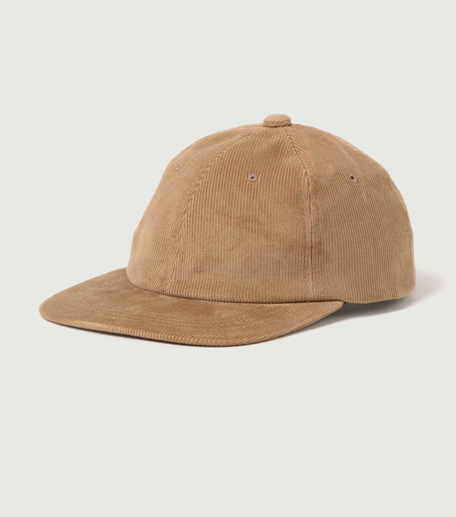 6 Panel Regimental Strap Corduroy Beige - Beams Plus