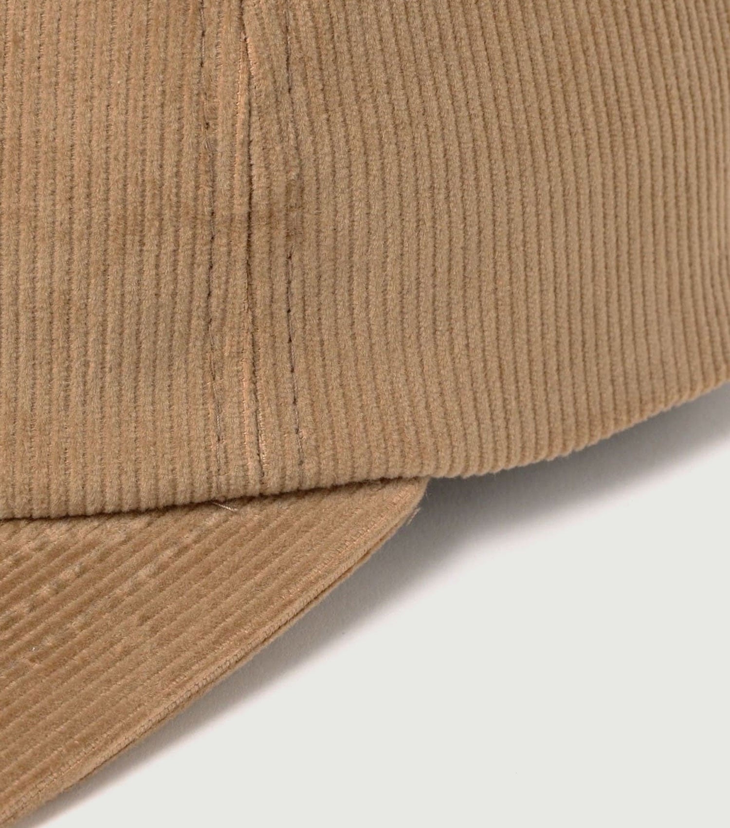 6 Panel Regimental Strap Corduroy Beige - Beams Plus