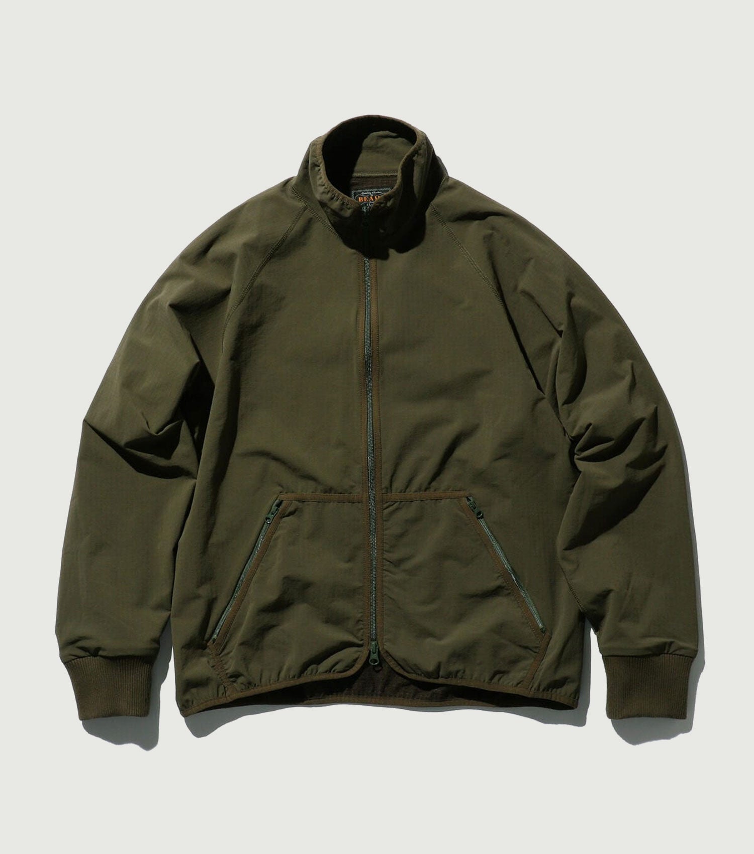Mil Liner Jersey Back Fleece Olive - Beams Plus