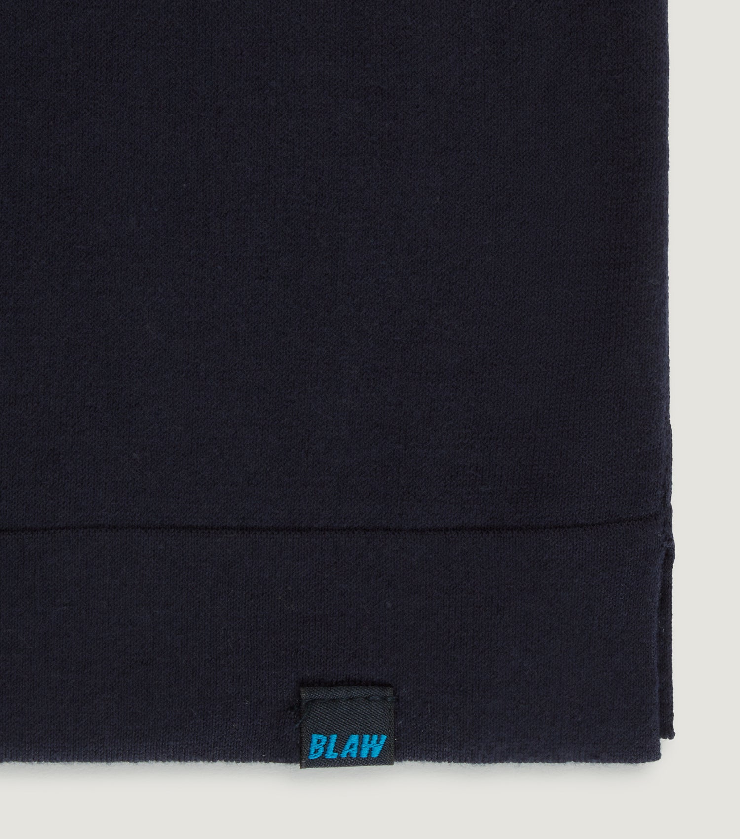 Organic Cotton Short Sleeve Sweater Navy - BLAW