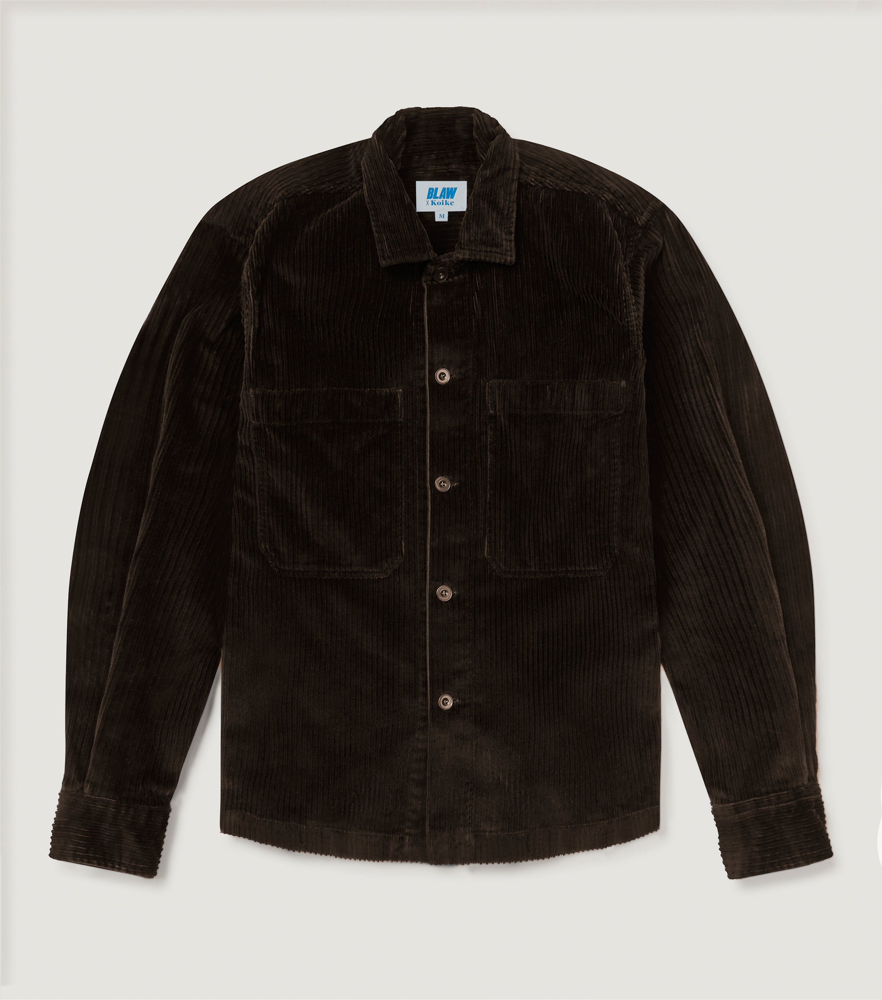 Corudroy Wide Overshirt Brown - Blaw x Koike