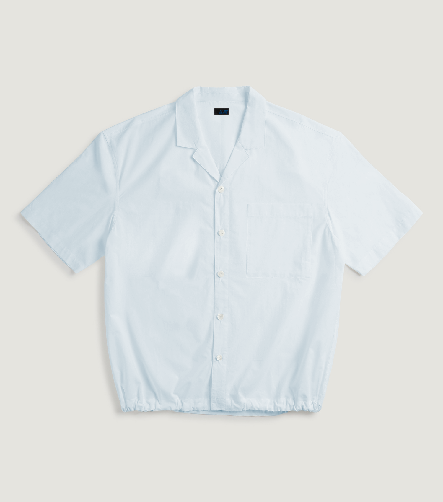 Poplin Cord Shirt Sky Blue - BLAW