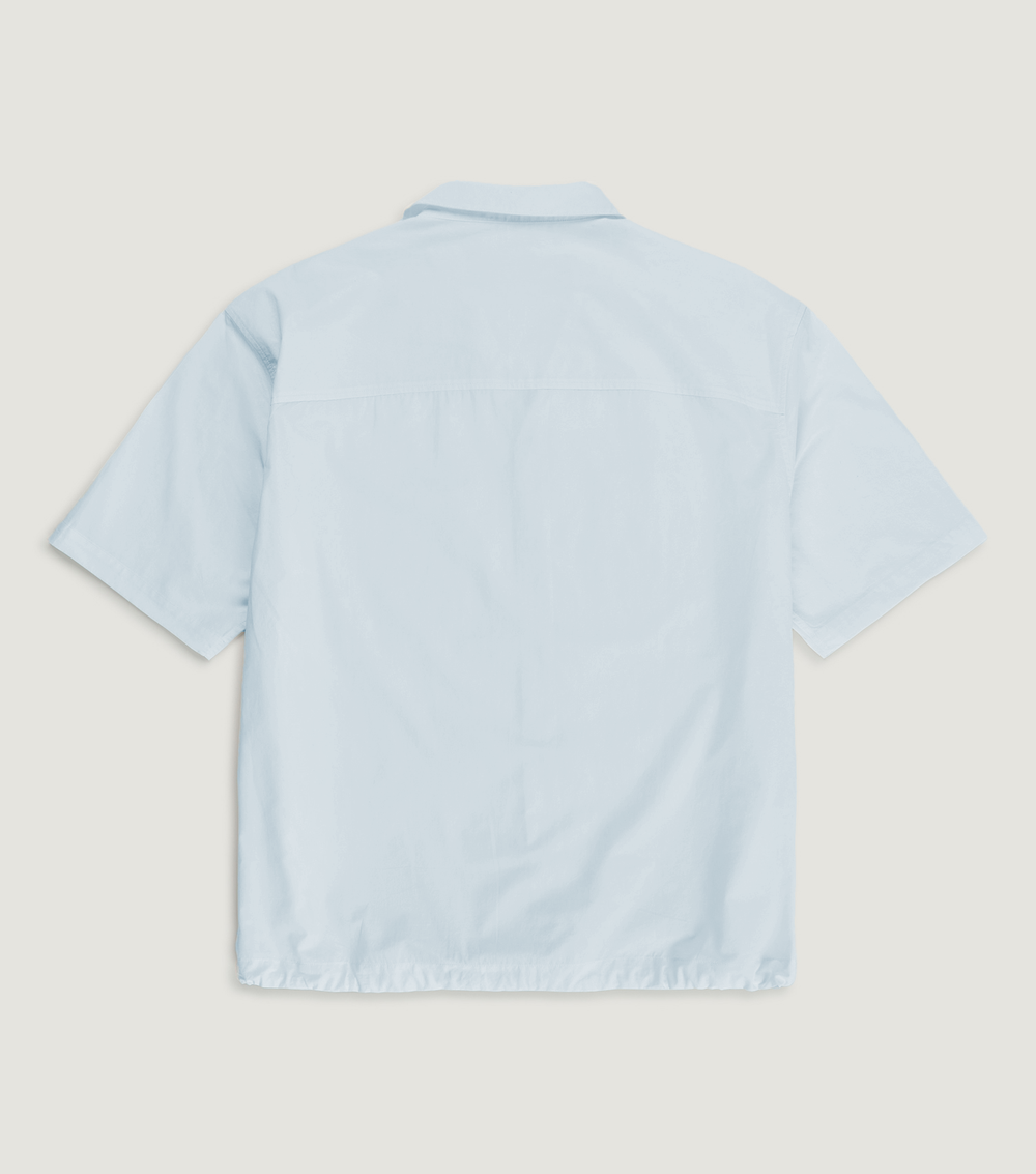 Poplin Cord Shirt Sky Blue - BLAW